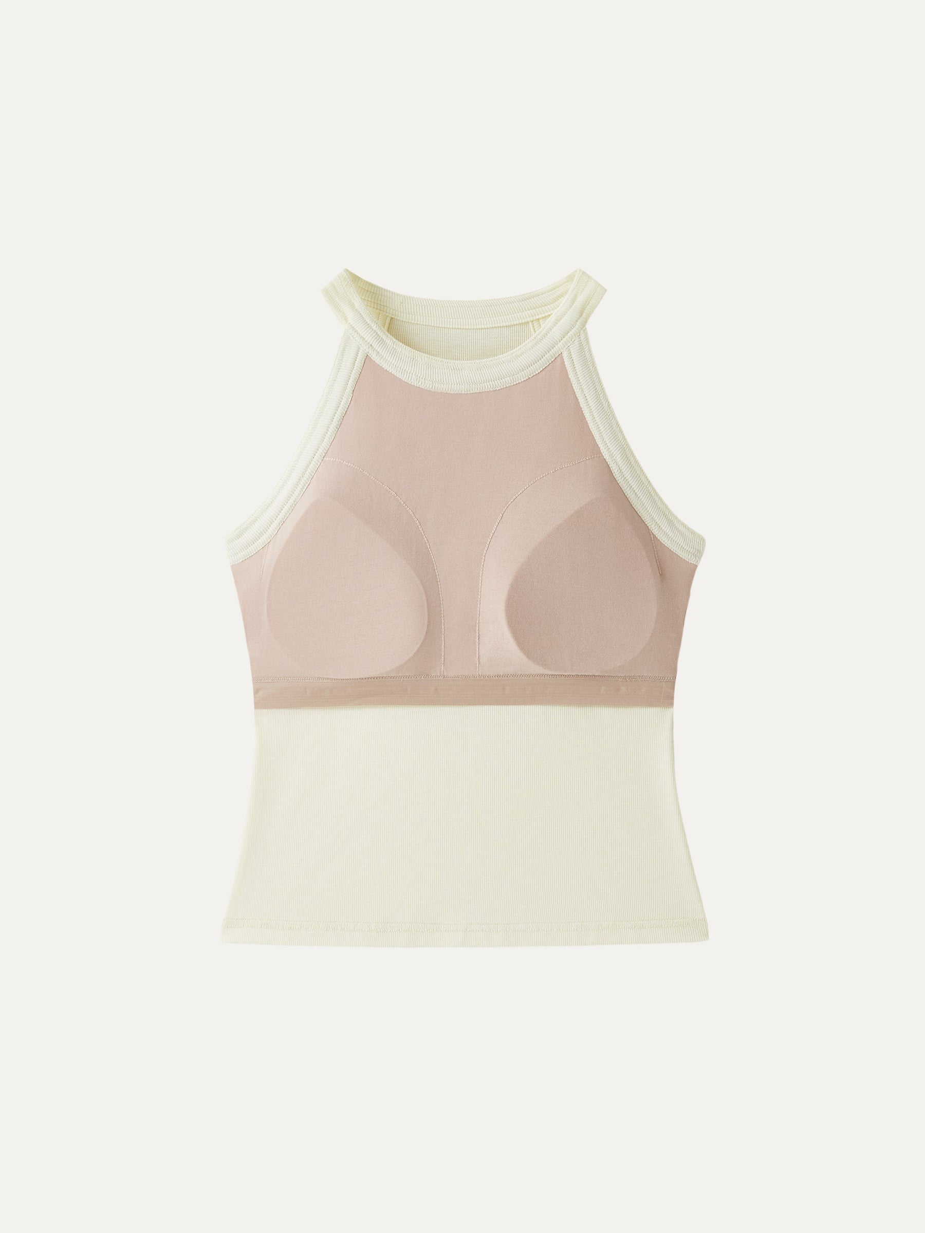 Slub Textured Summer Bra Tank Top