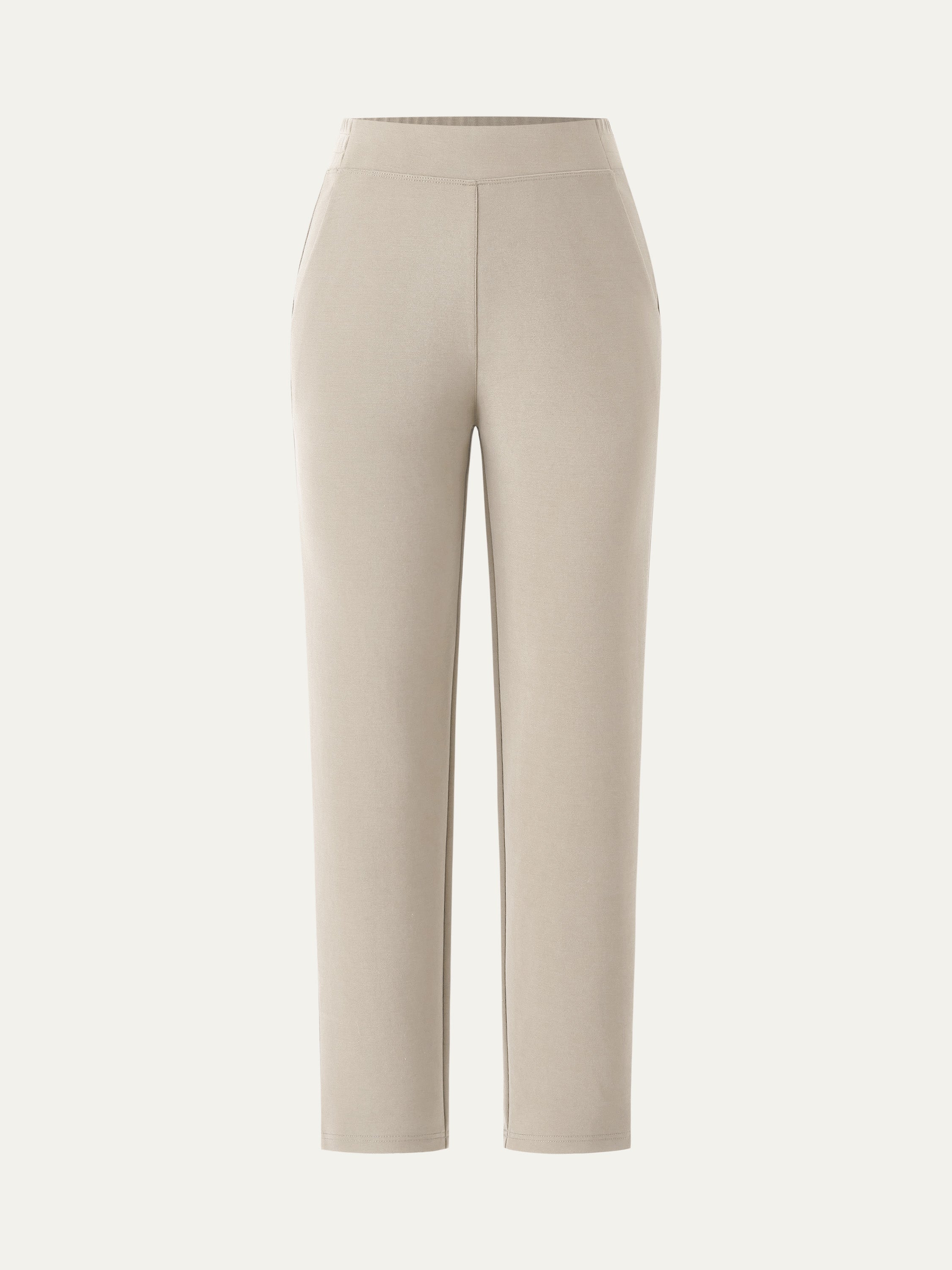 Mid Rise Pull-on Tapered Pant with Pockets