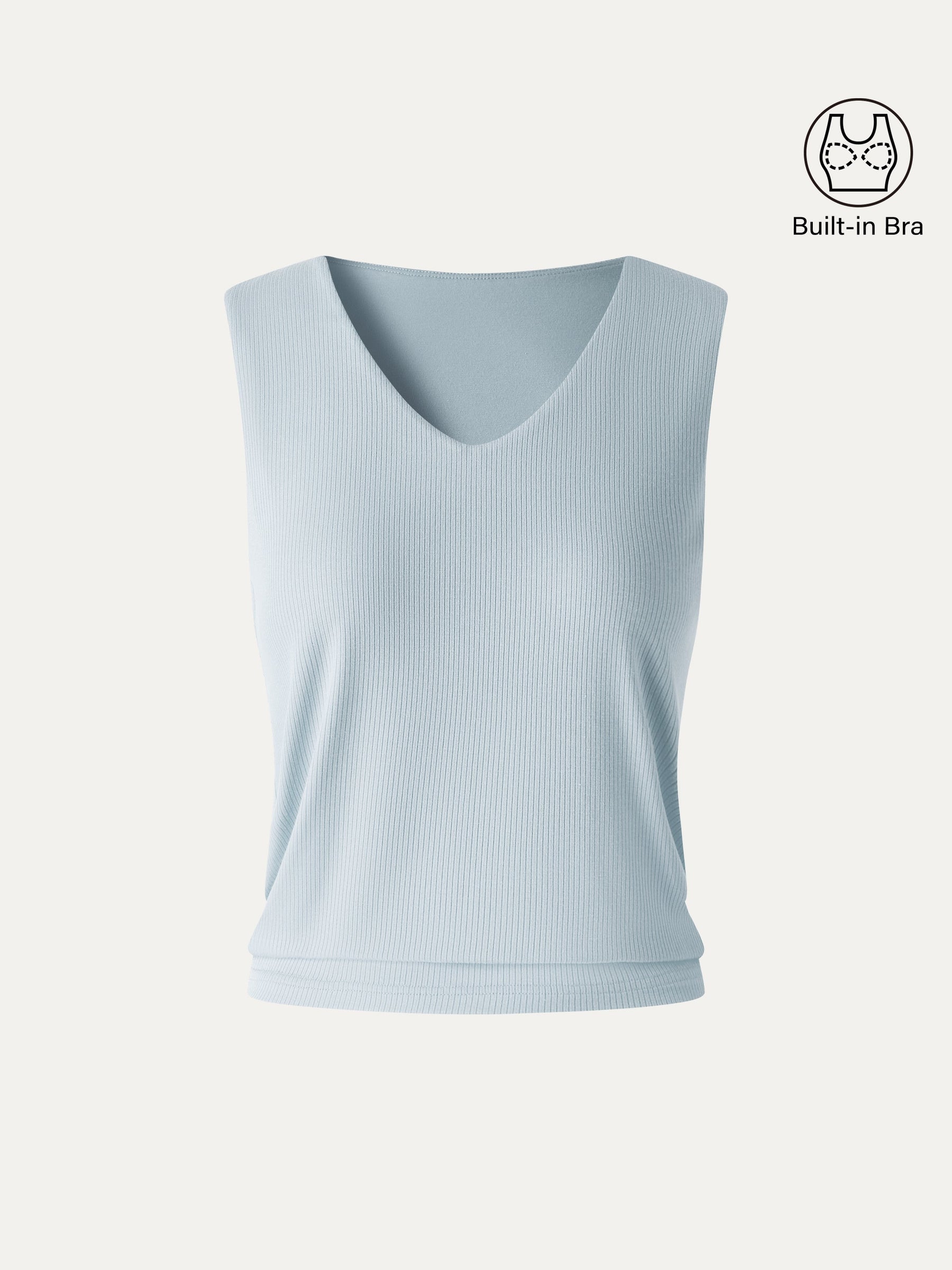 CoolTouch Ease V-Neck Wide Shoulder Bra Tank