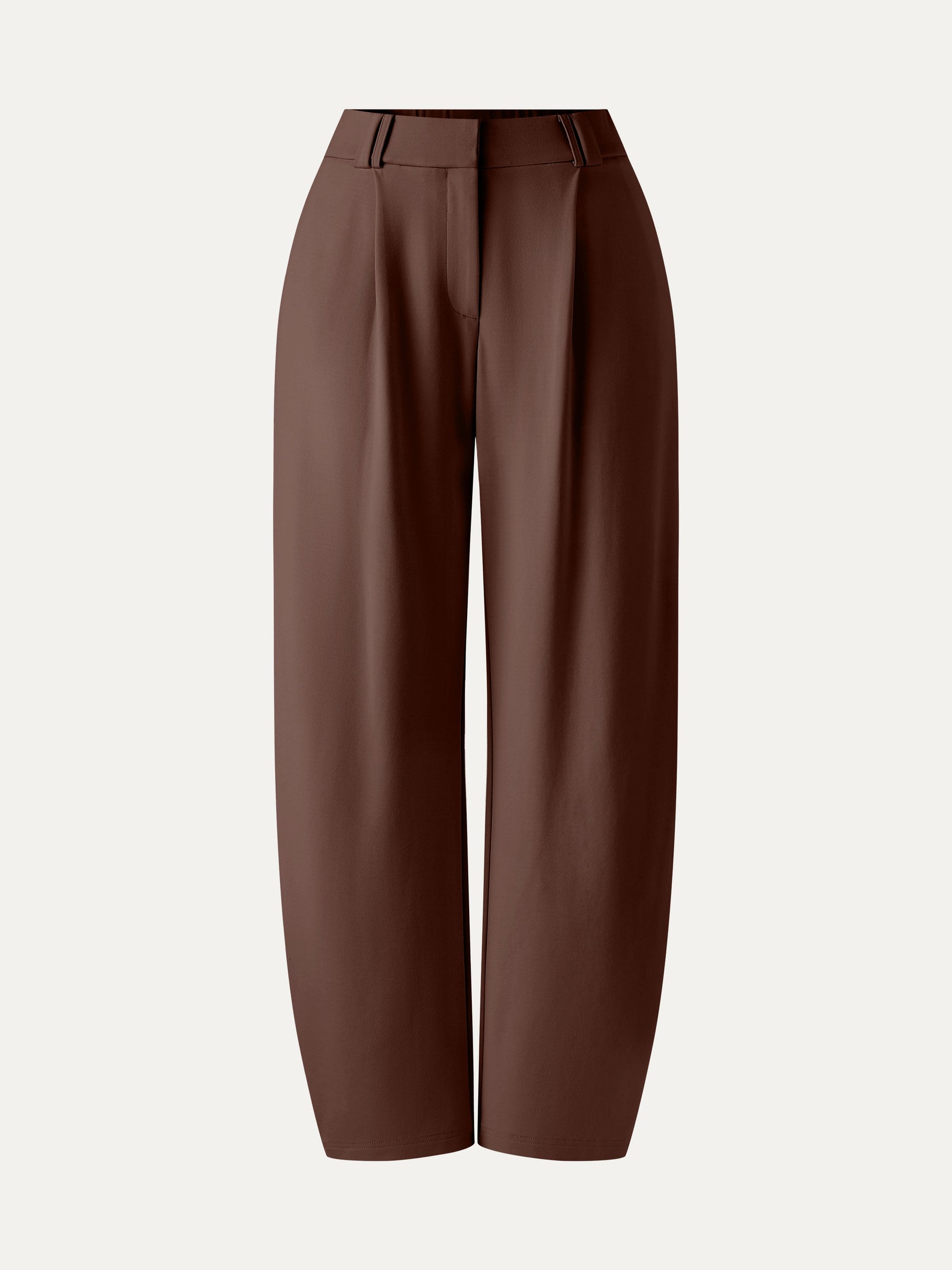 CoolTouch Stretch Ponte High Rise Cropped Barrel Pants