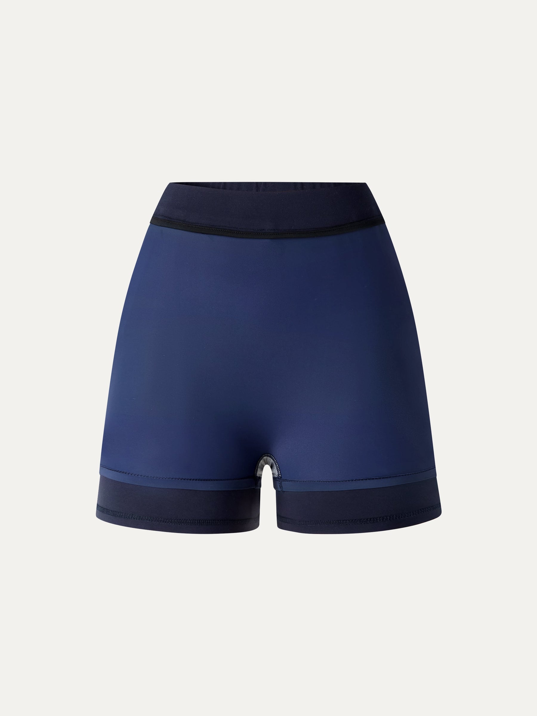 Stretch Ponte Pleated Wide Leg Shorts