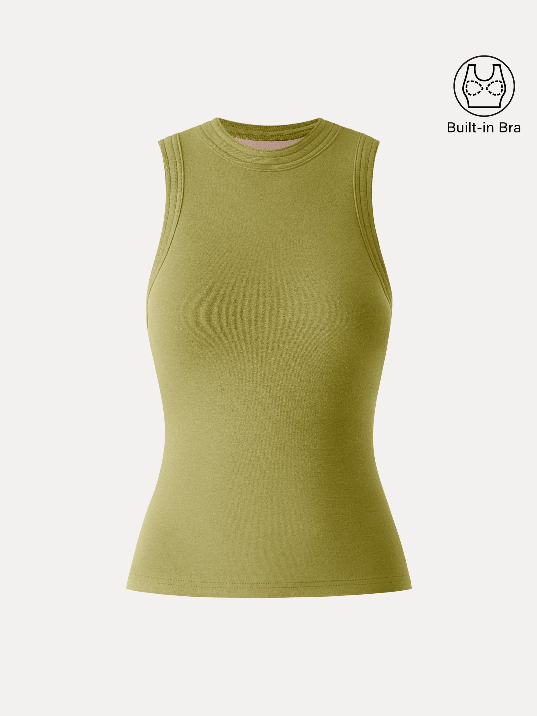 Lyocell Perkins Collar Bra Tank