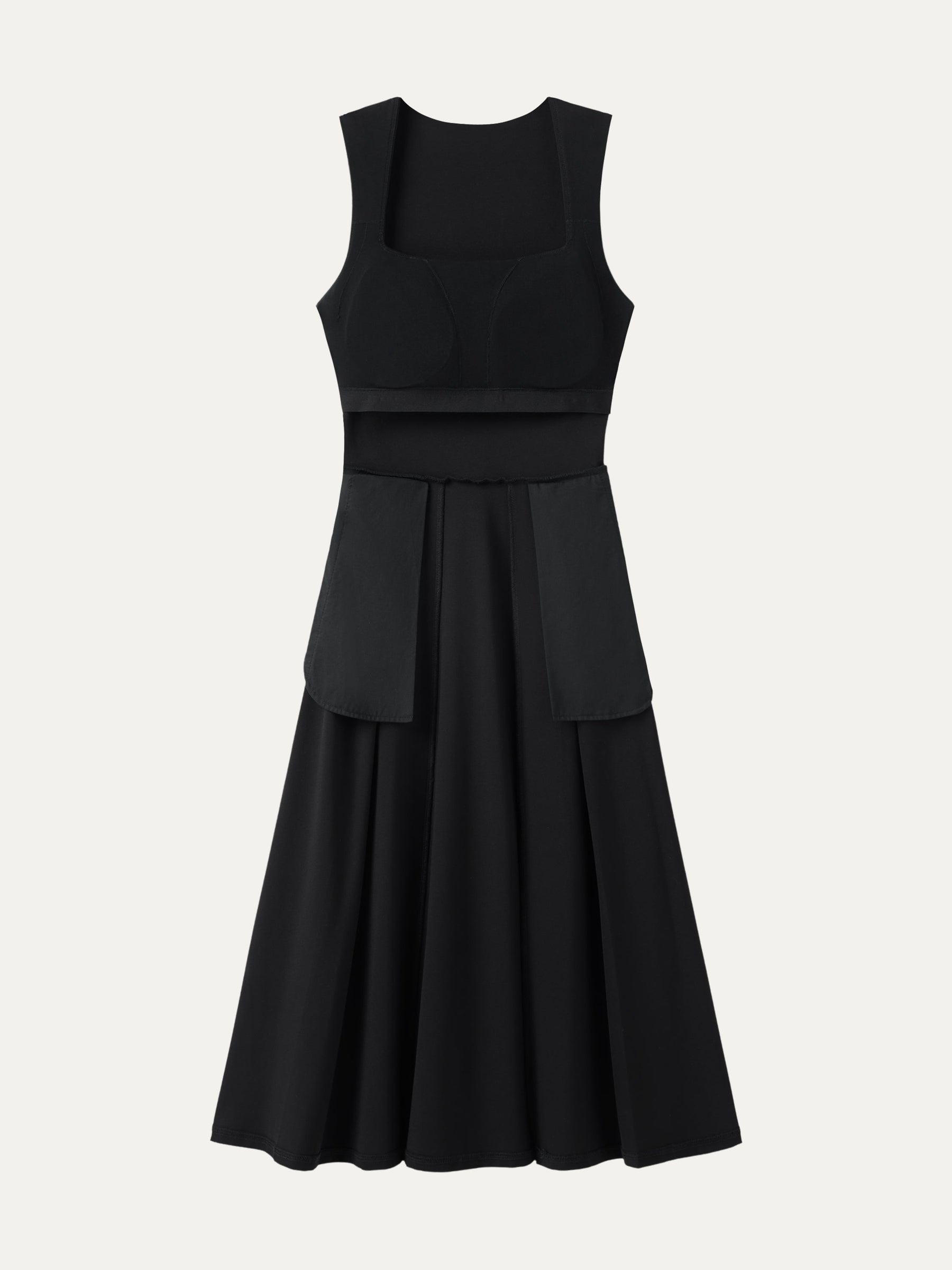 The Anytime Little Black Bra Dress with Pockets