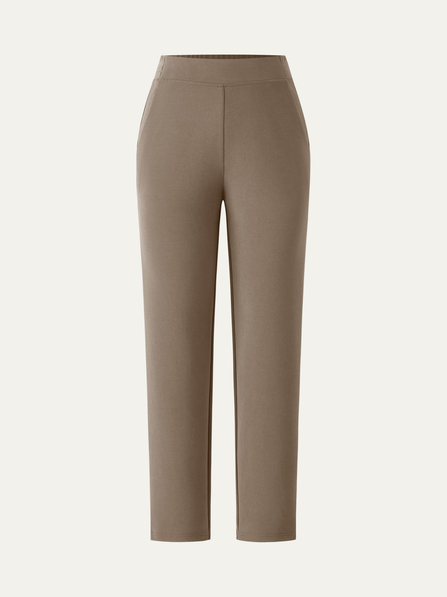 Mid Rise Pull-on Tapered Pant with Pockets