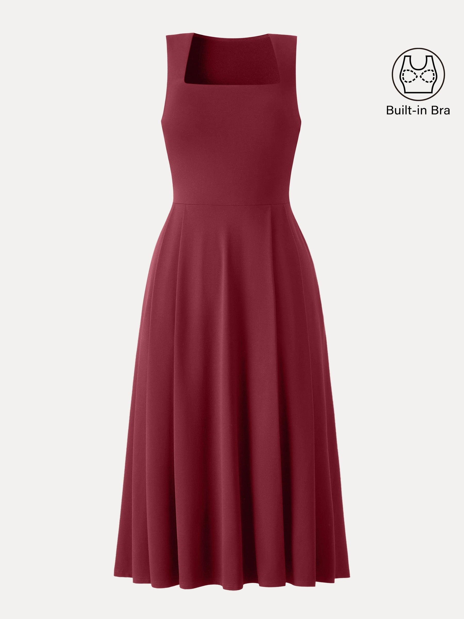 The Anytime Little Black Bra Dress with Pockets
