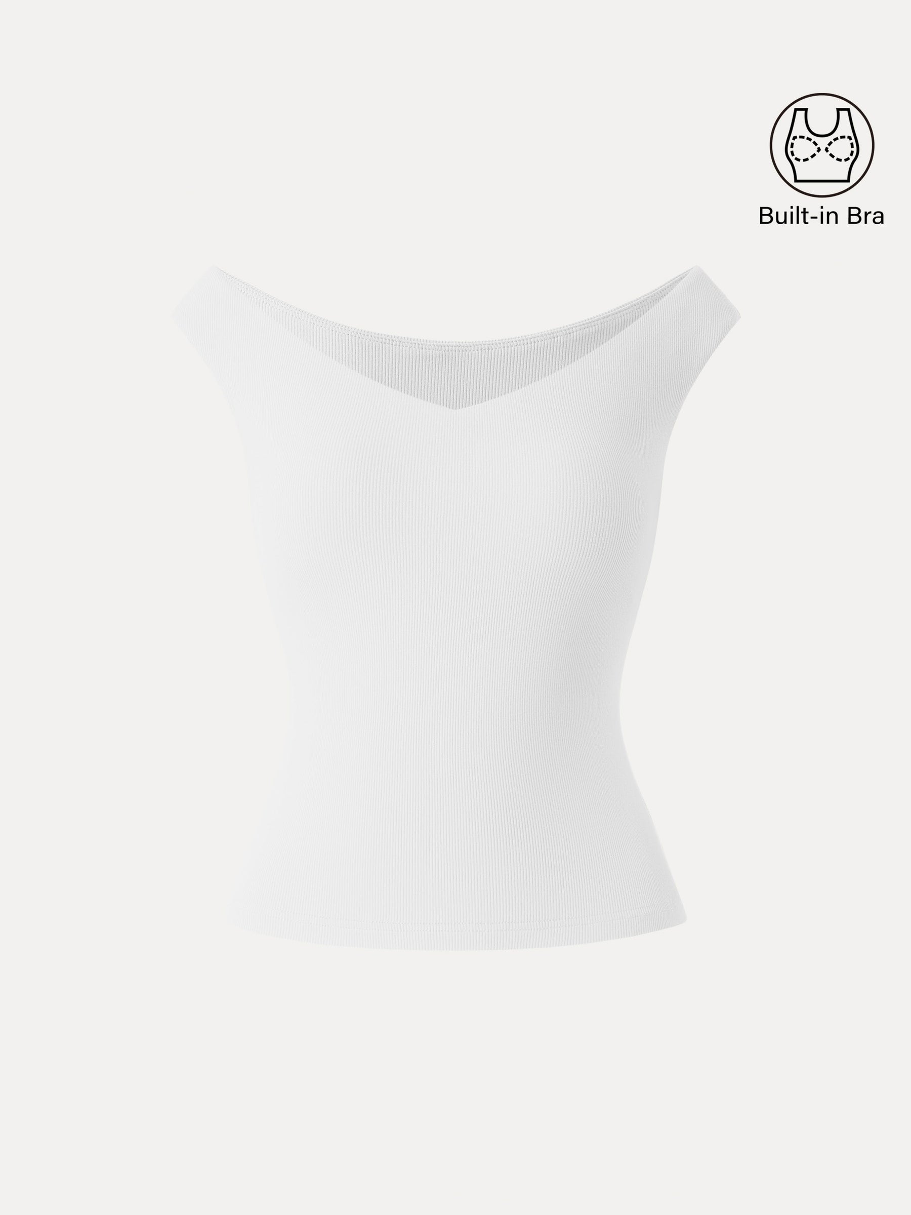 Essential V-neck New Airy Bra Top