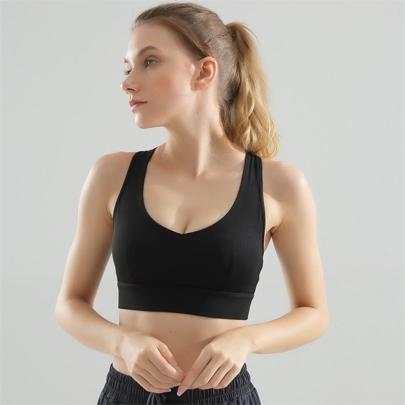 Women's Backless Yoga Vest - Strappy Sports Tank Top