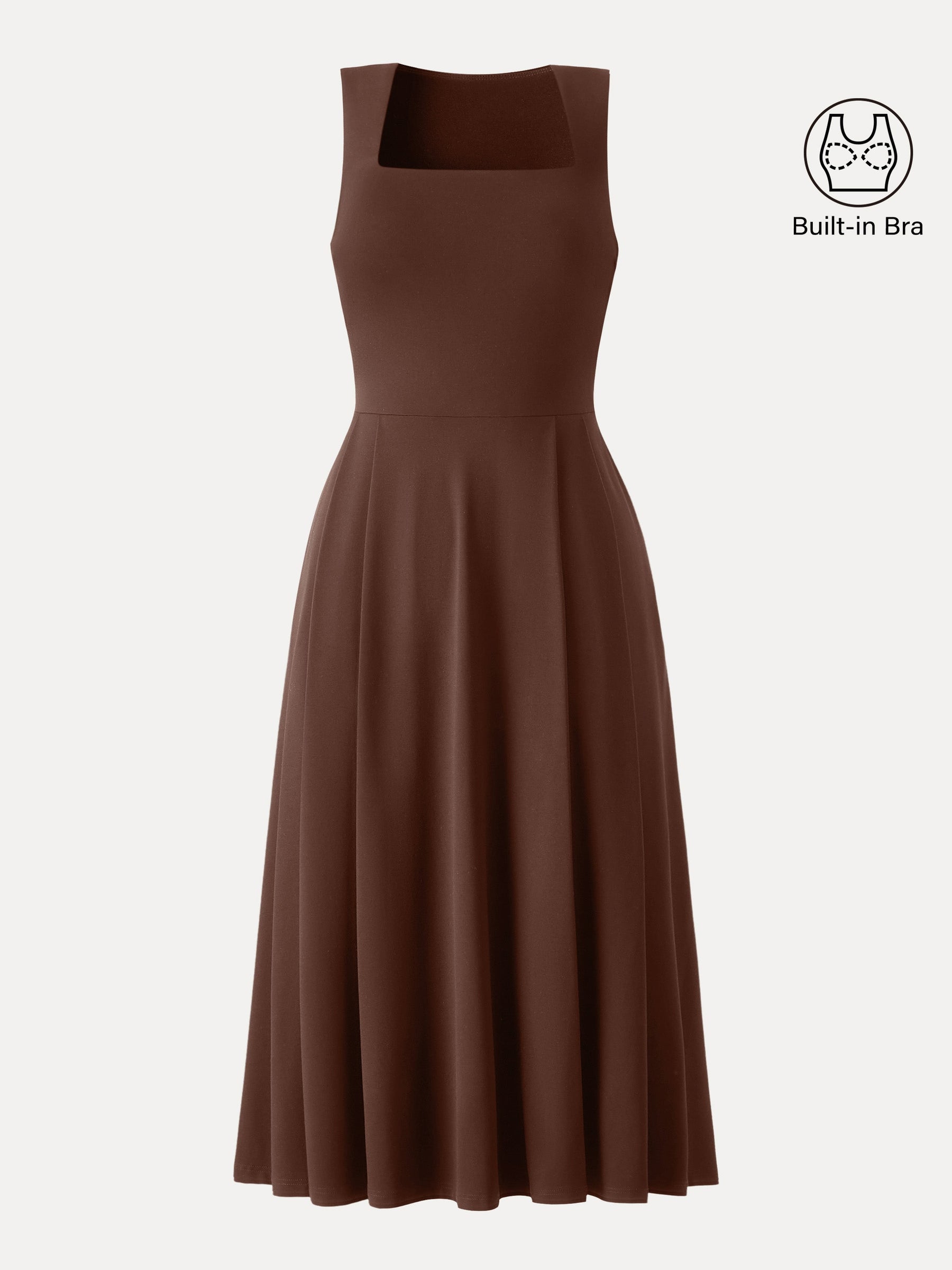 The Anytime Little Black Bra Dress with Pockets