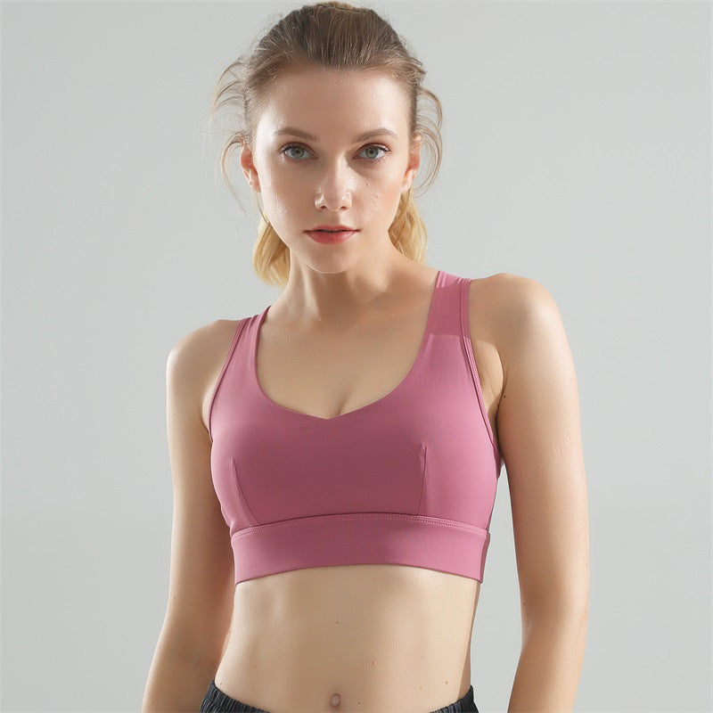 Women's Backless Yoga Vest - Strappy Sports Tank Top