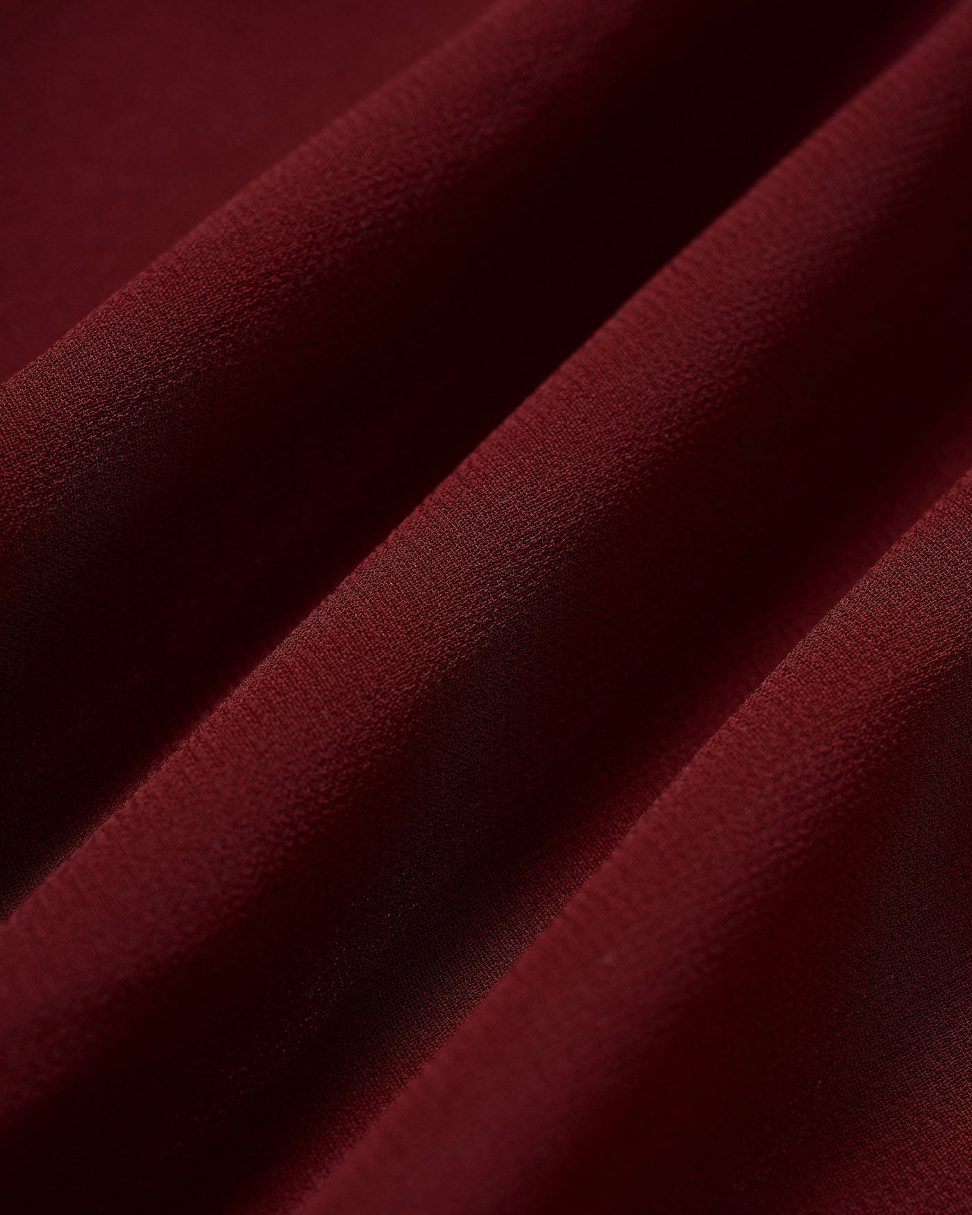 Wine Red Chiffon Sleeveless Midi Dress