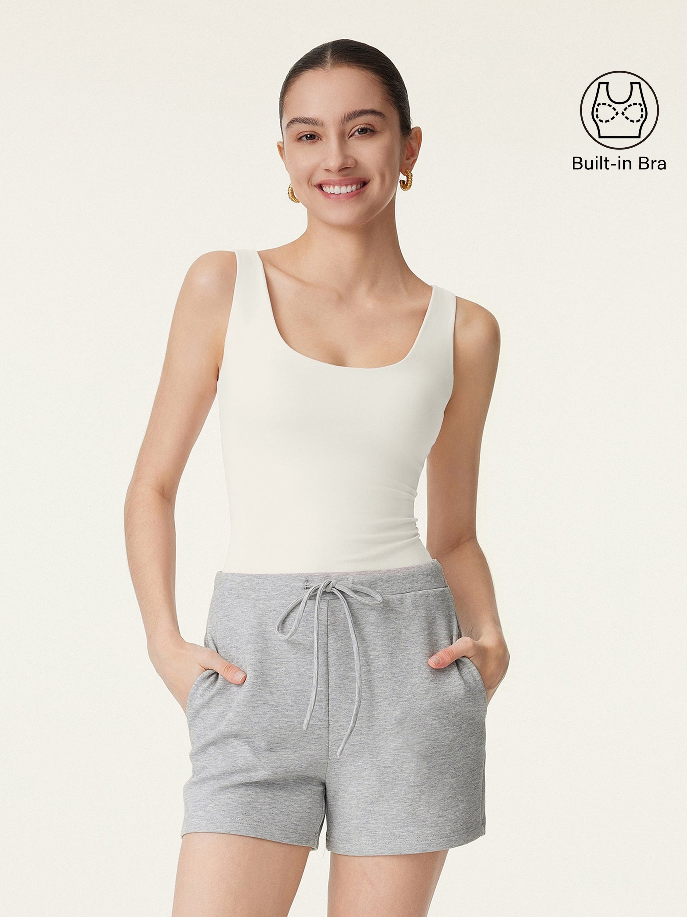 U-neck New Airy Bra Tank