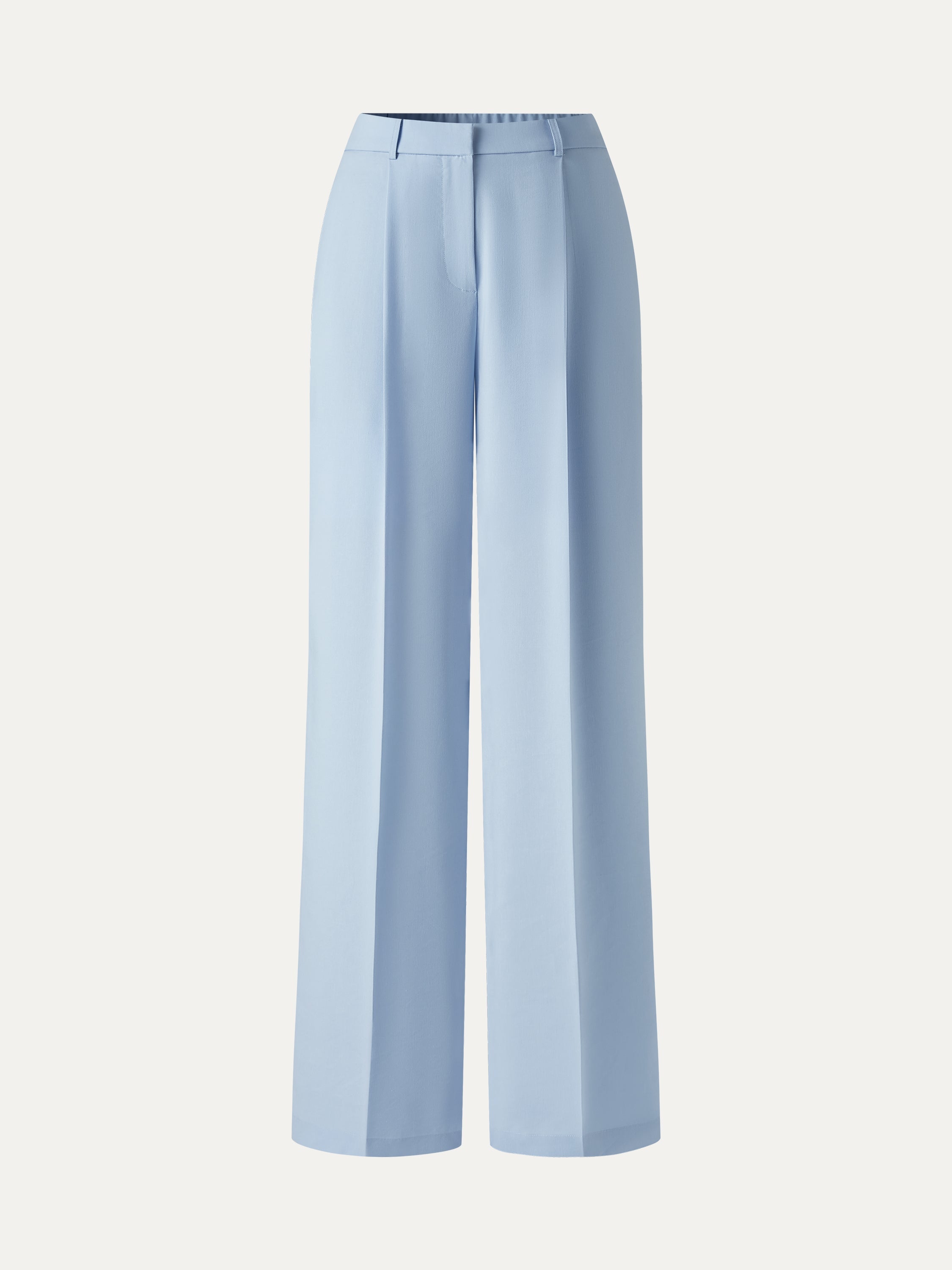 Linen Blend Wide Leg Pants