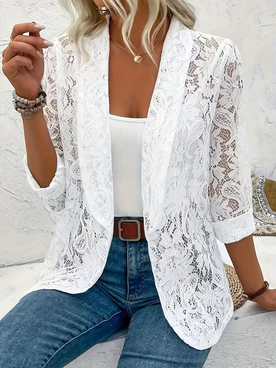 The Genevieve™ | Lace Blazer
