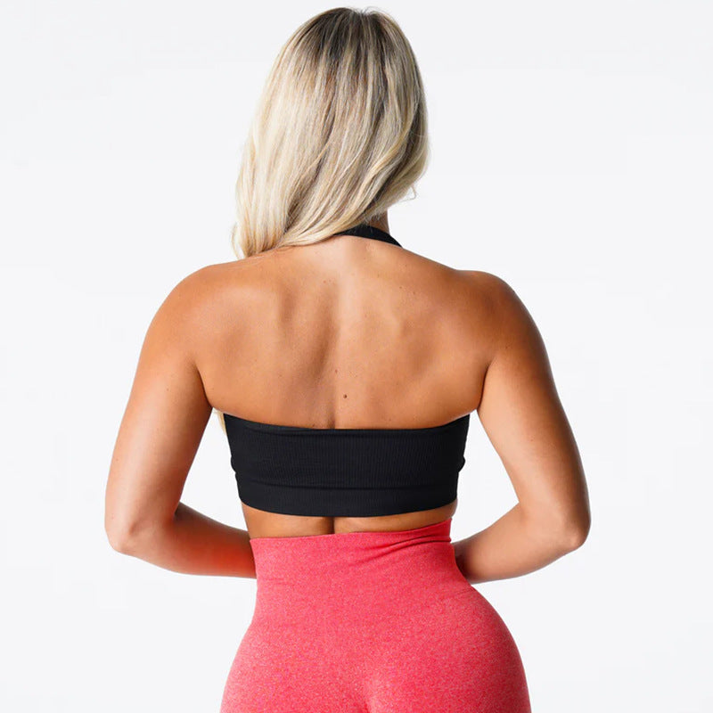 Women's Fitness Yoga Sports Bra - Medium Support Performance Bra