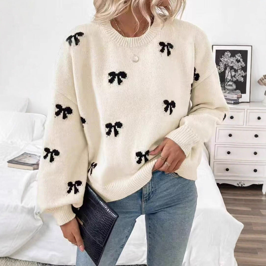 The Colette™ | Bow Knit Sweater