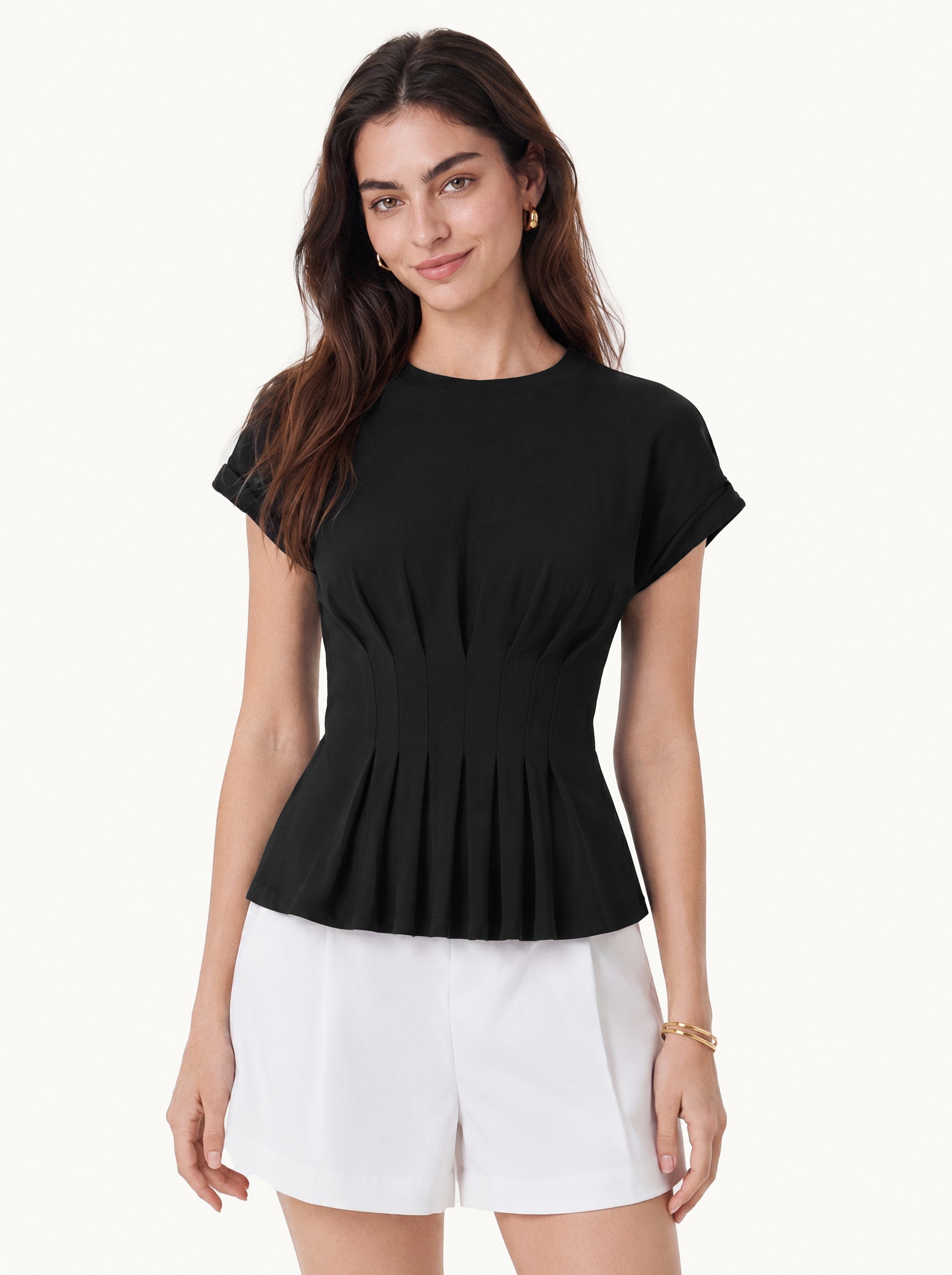 Tucked Short Sleeve Tee