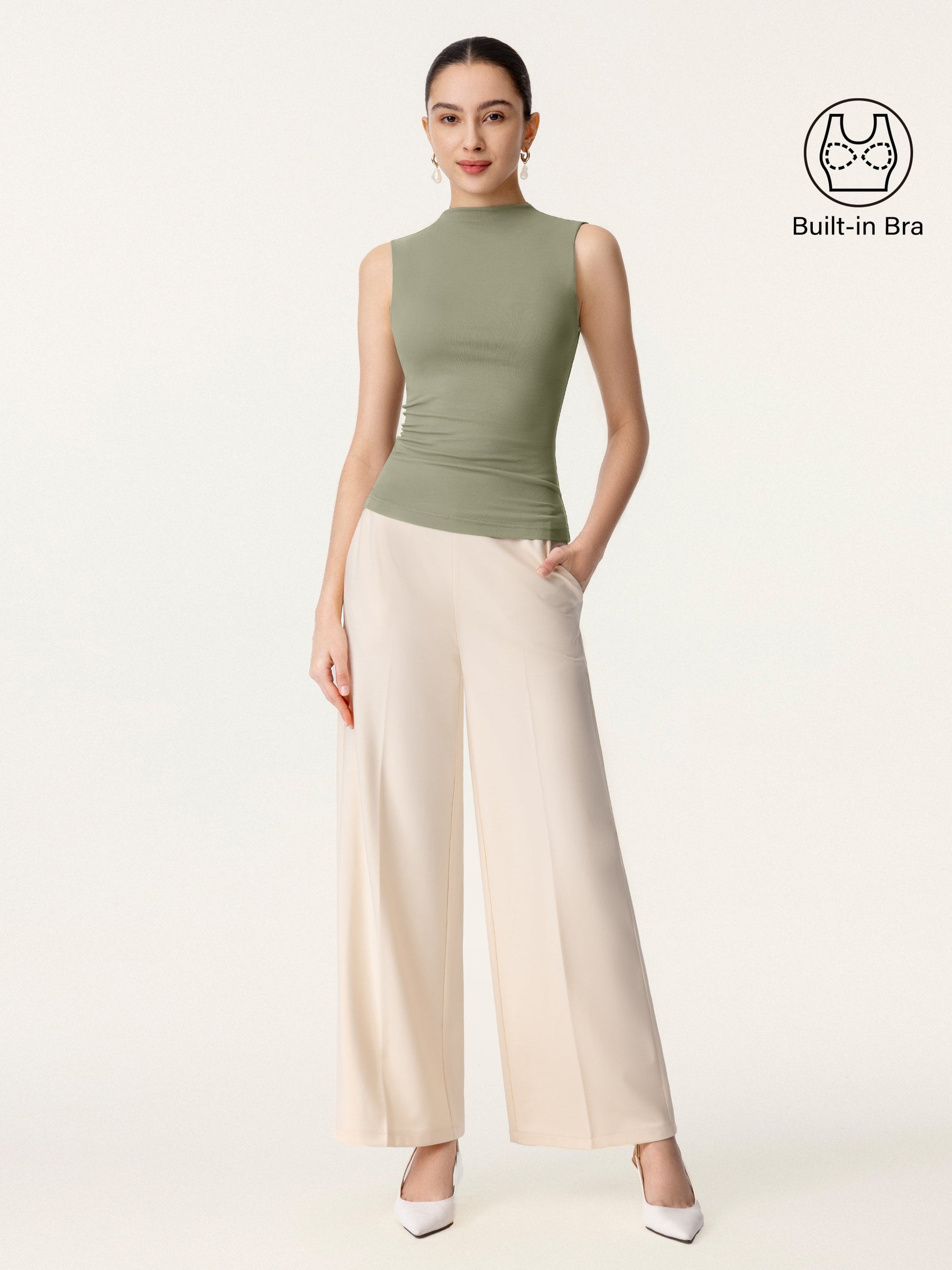 Mockneck New Airy Bra Tank