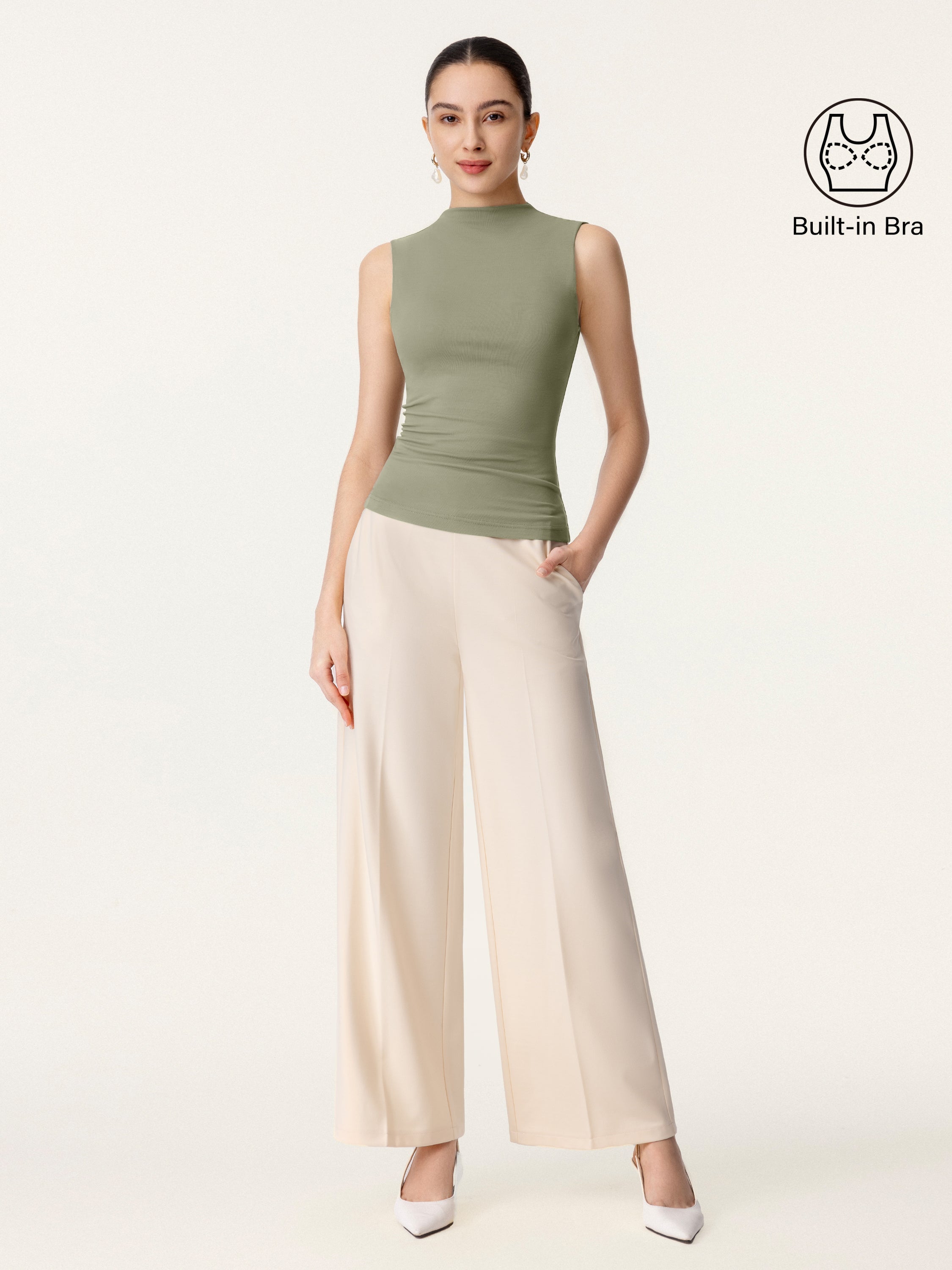 Mockneck New Airy Bra Tank