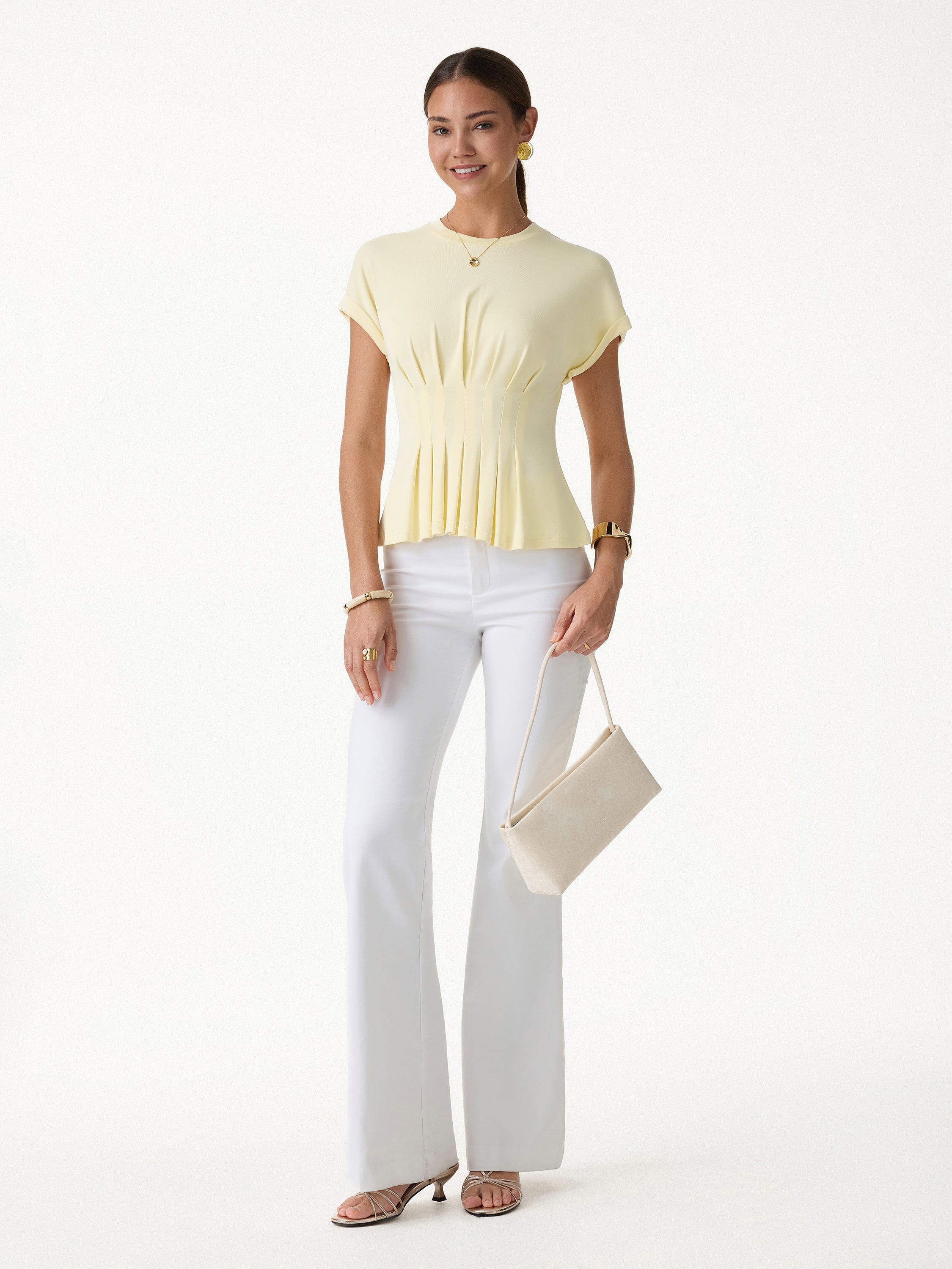 Tucked Short Sleeve Tee