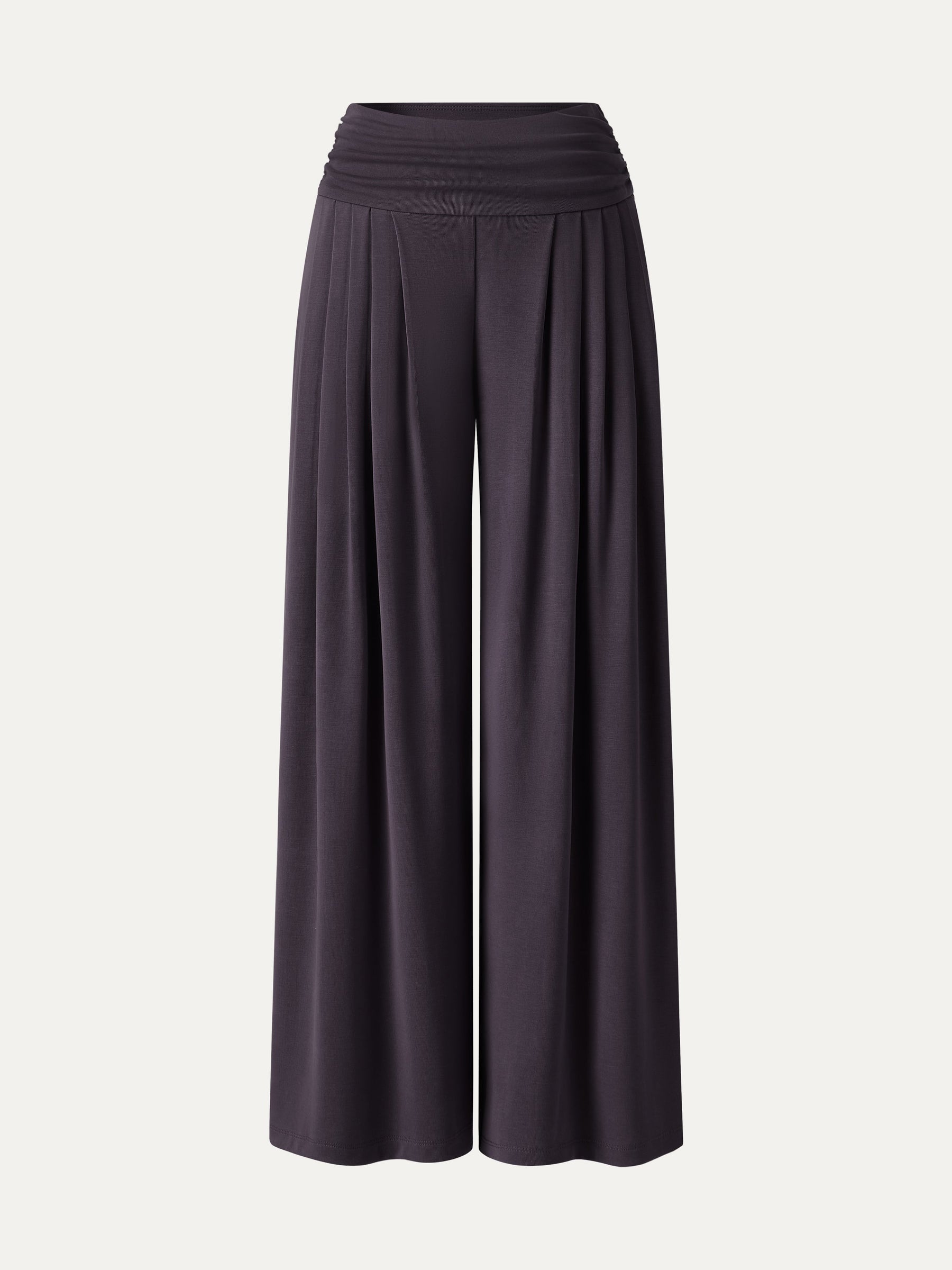 Sandwashed Super Flowy Tucked Palazzo Pant with Pockets