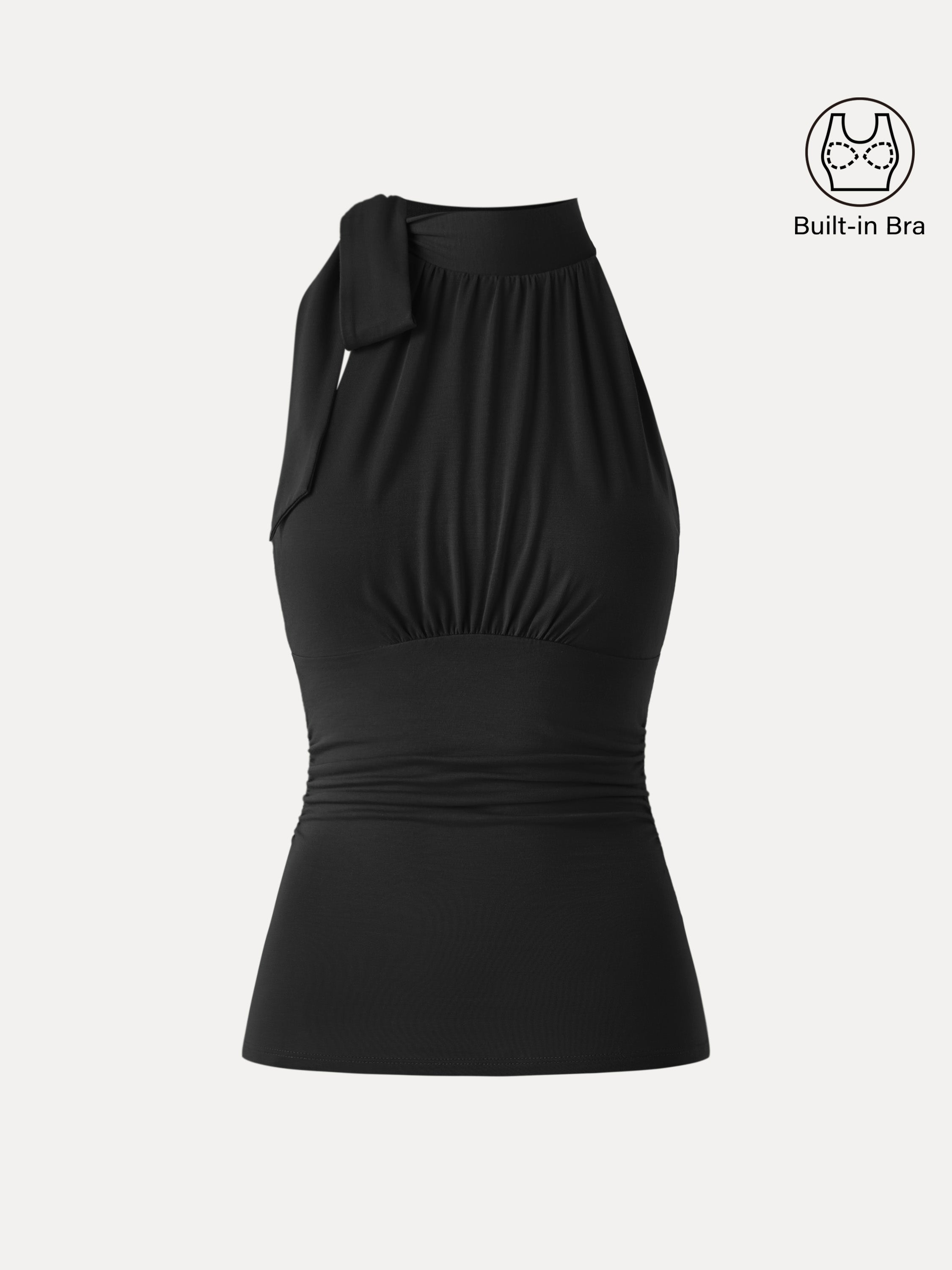High Tie Neck New Airy Bra Tank
