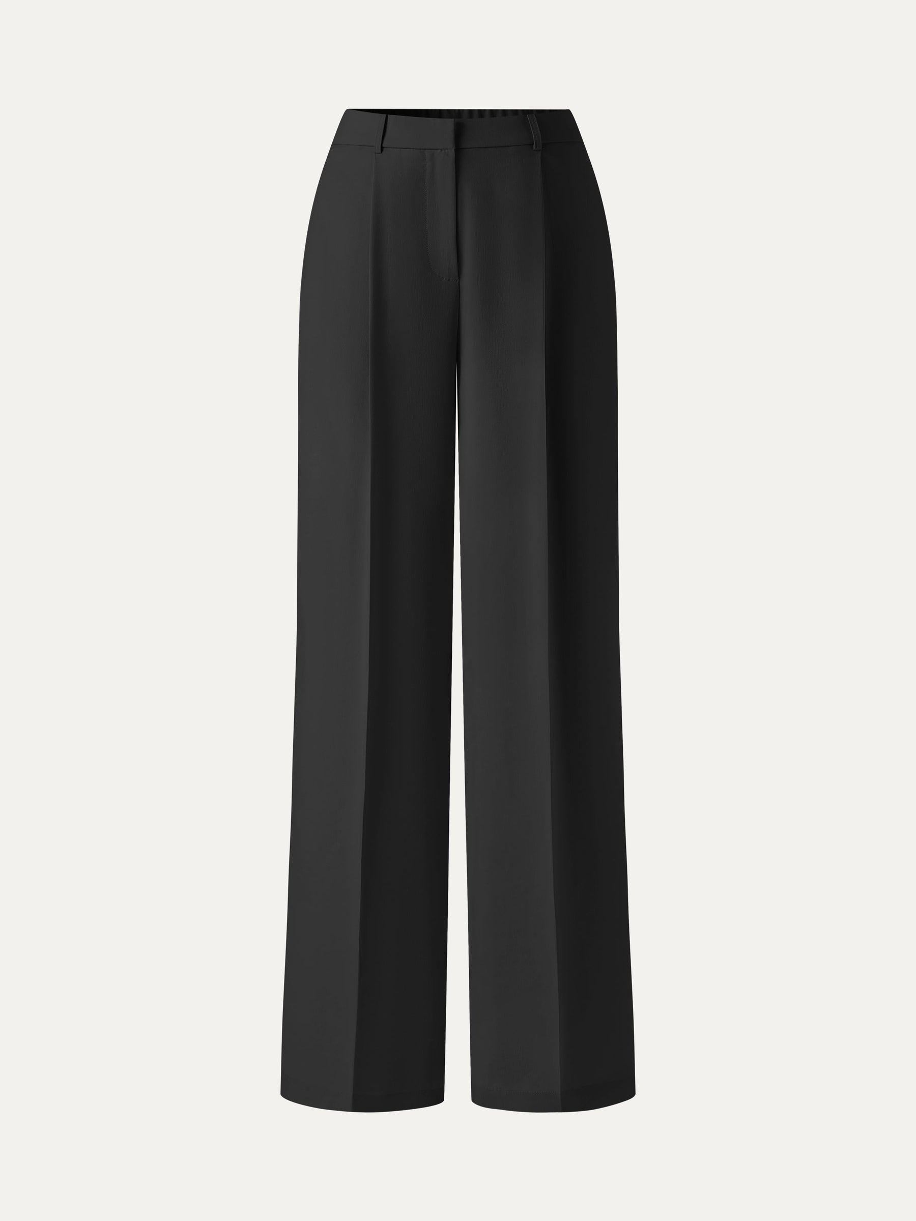 Linen Blend Wide Leg Pants