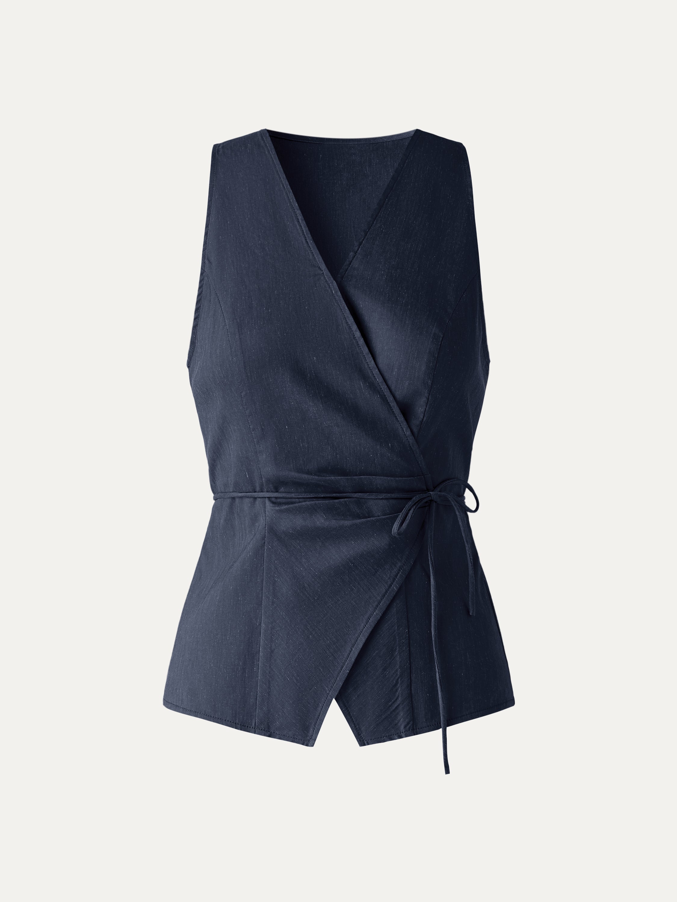 Wrap Top with Self-Tie