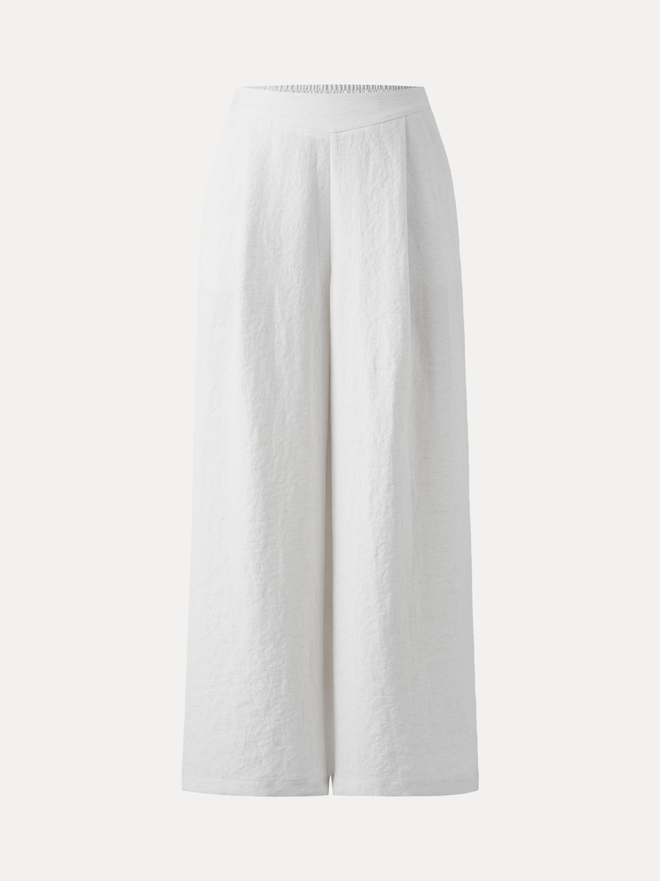 Breezy Linen-Like Mid Rise Wide Leg Pant with Pockets