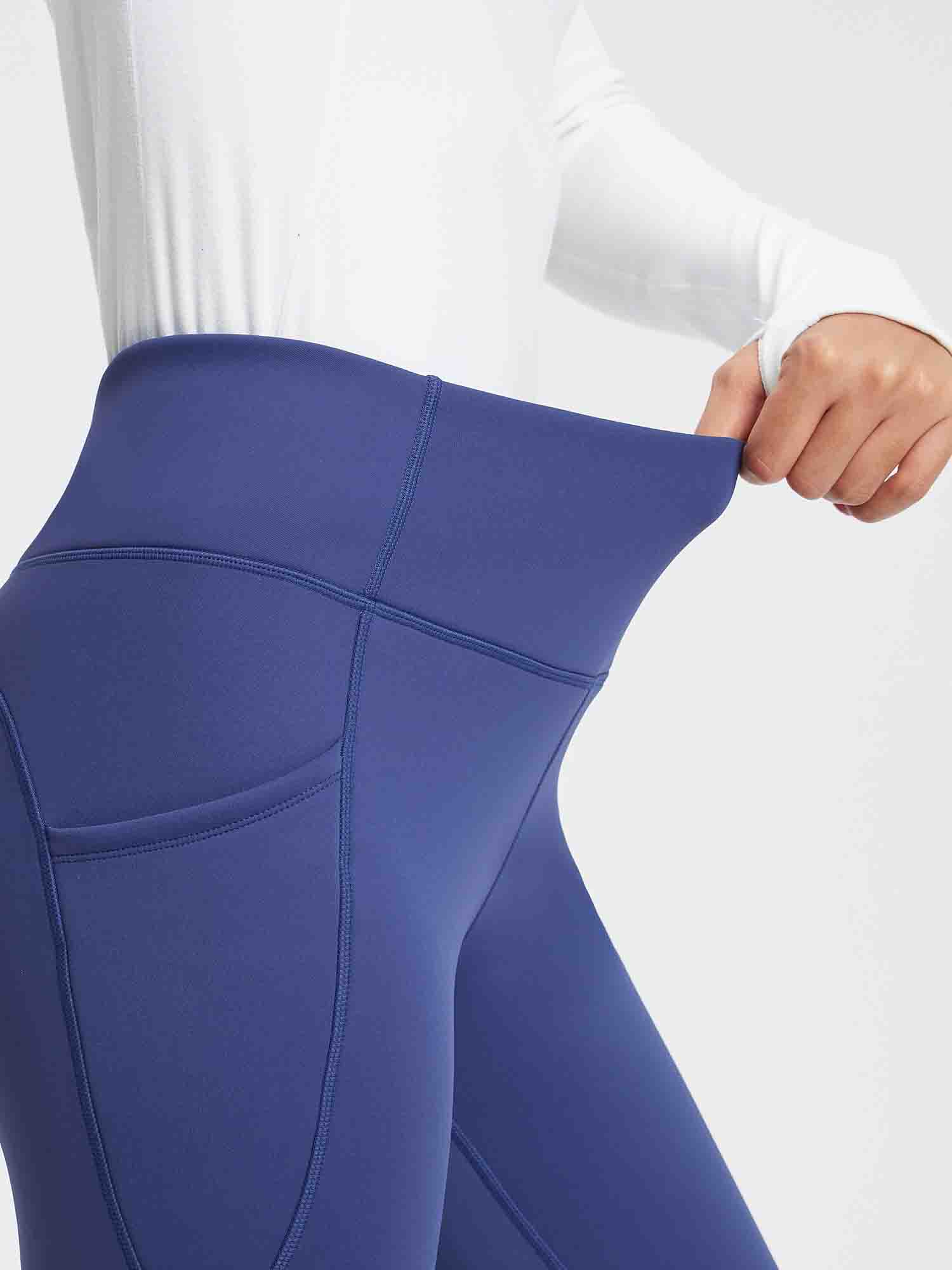 27" Thermal Fleece High-Waist Yoga Leggings