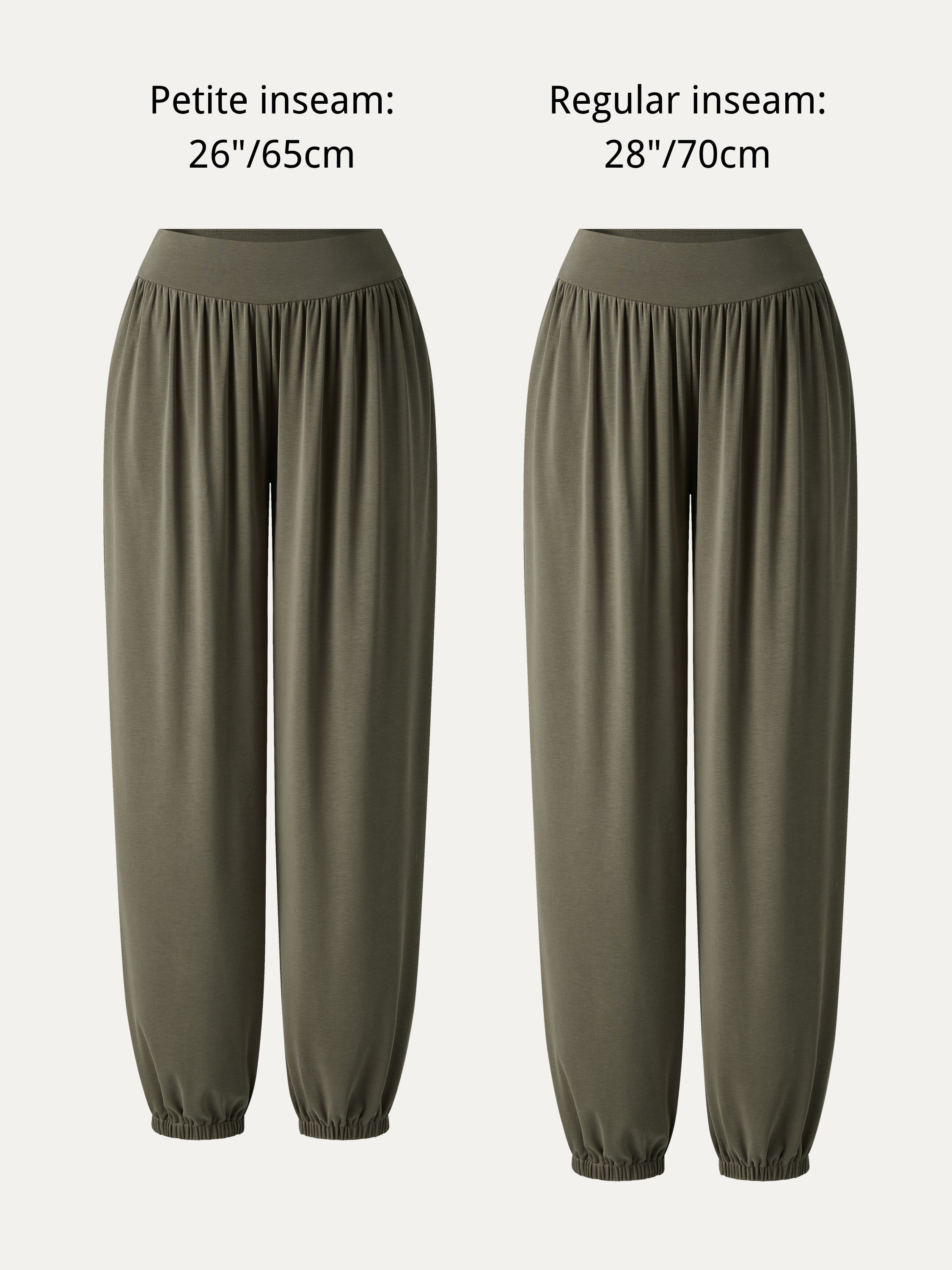 Sandwashed Modal Ultra-Soft High Rise Balloon Pants with Pockets