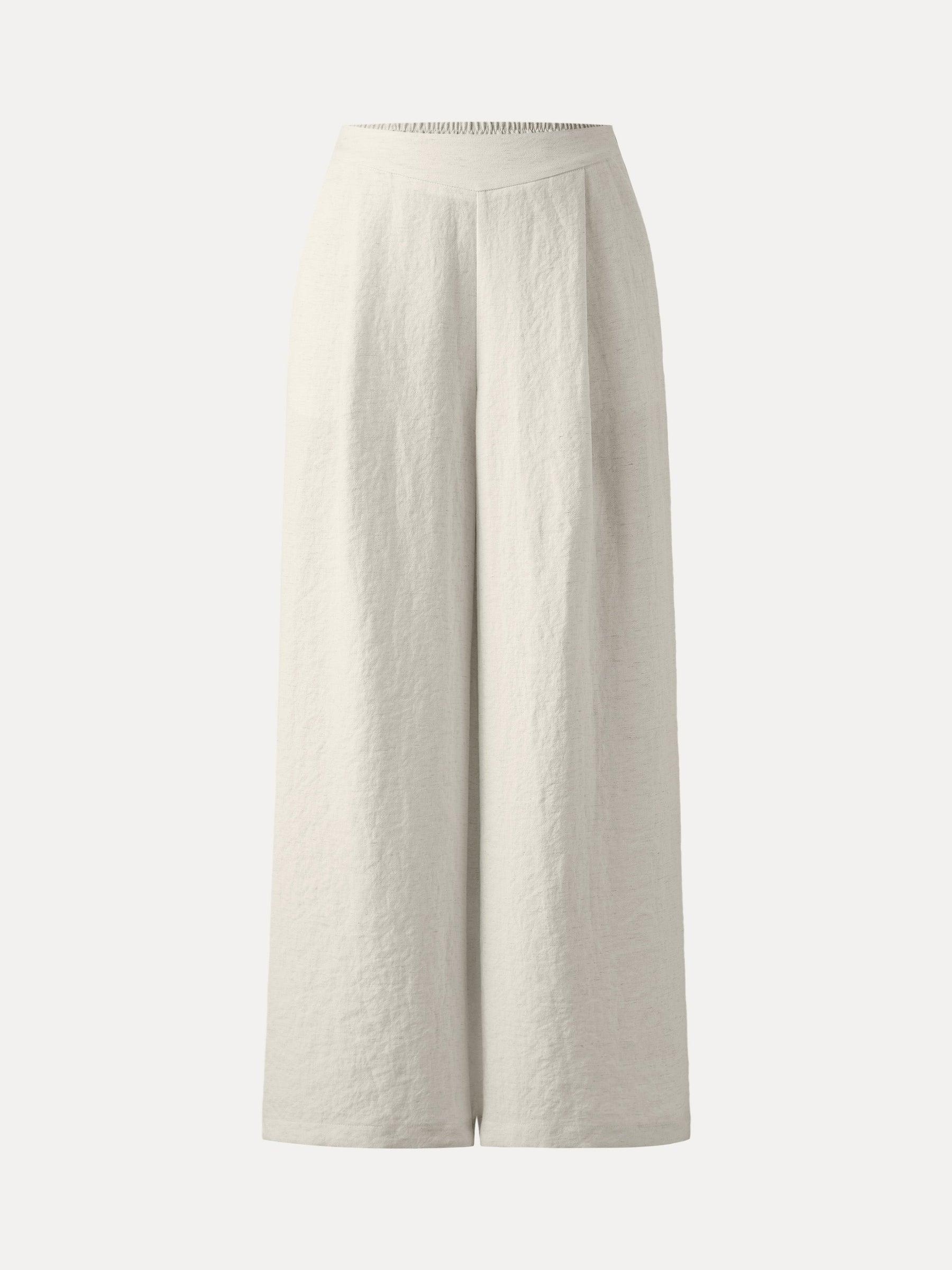 Breezy Linen-Like Mid Rise Wide Leg Pant with Pockets