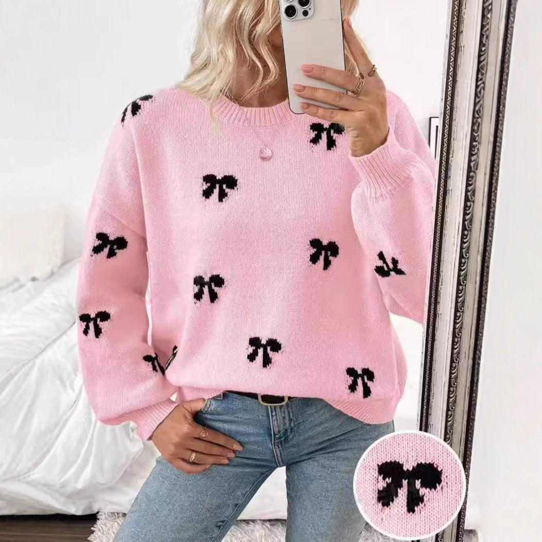 The Colette™ | Bow Knit Sweater