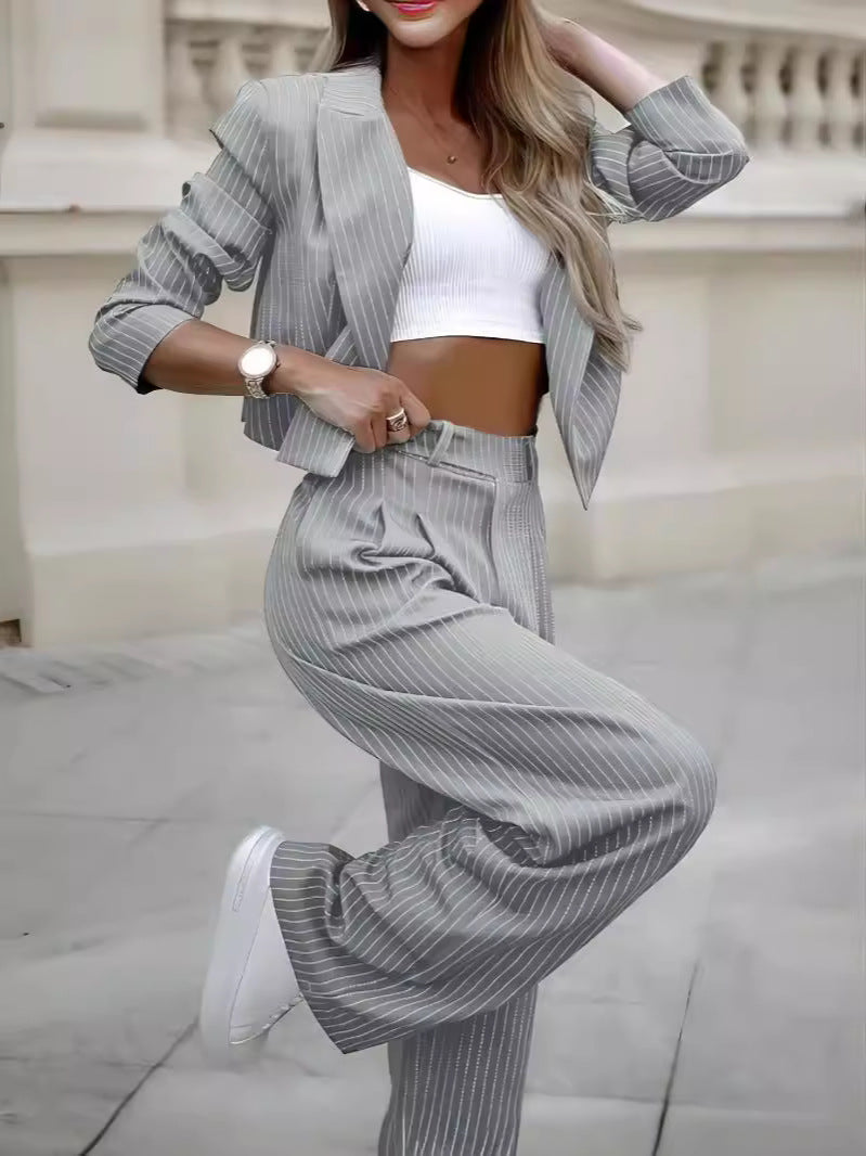 Harper Suit Striped