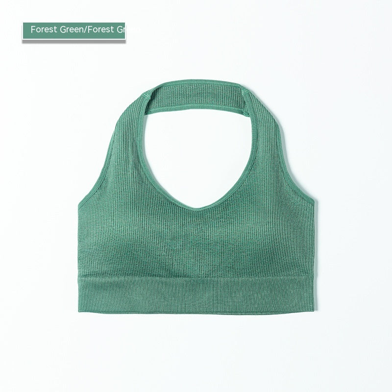 Women's Fitness Yoga Sports Bra - Medium Support Performance Bra