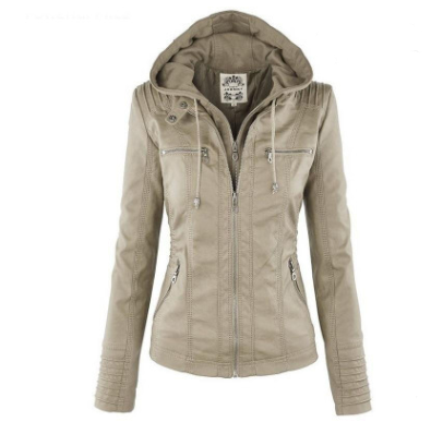 The Brooklyn™ | Hooded Leather Jacket