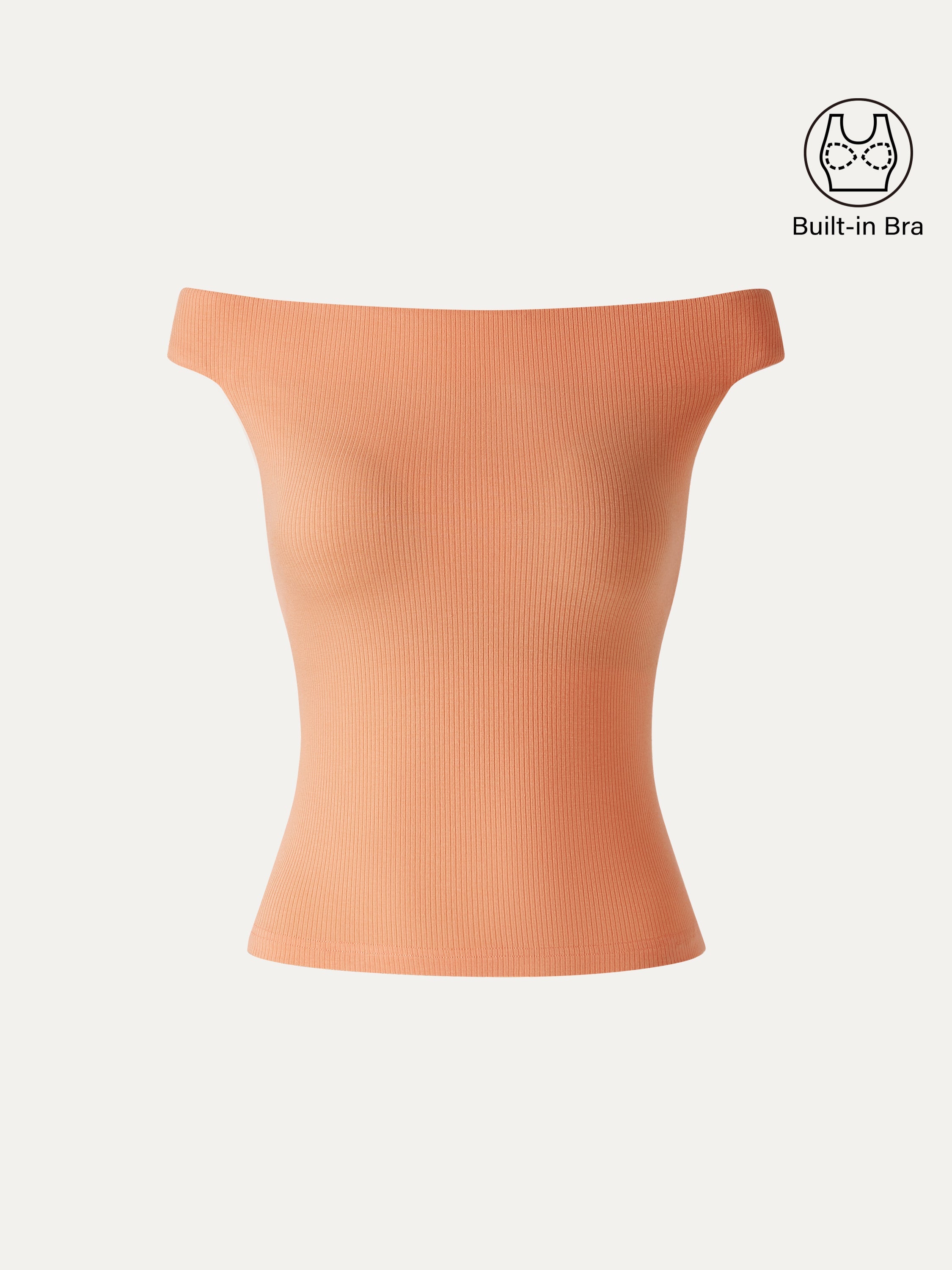 CoolTouch Off-the-Shoulder Contour Bra Top