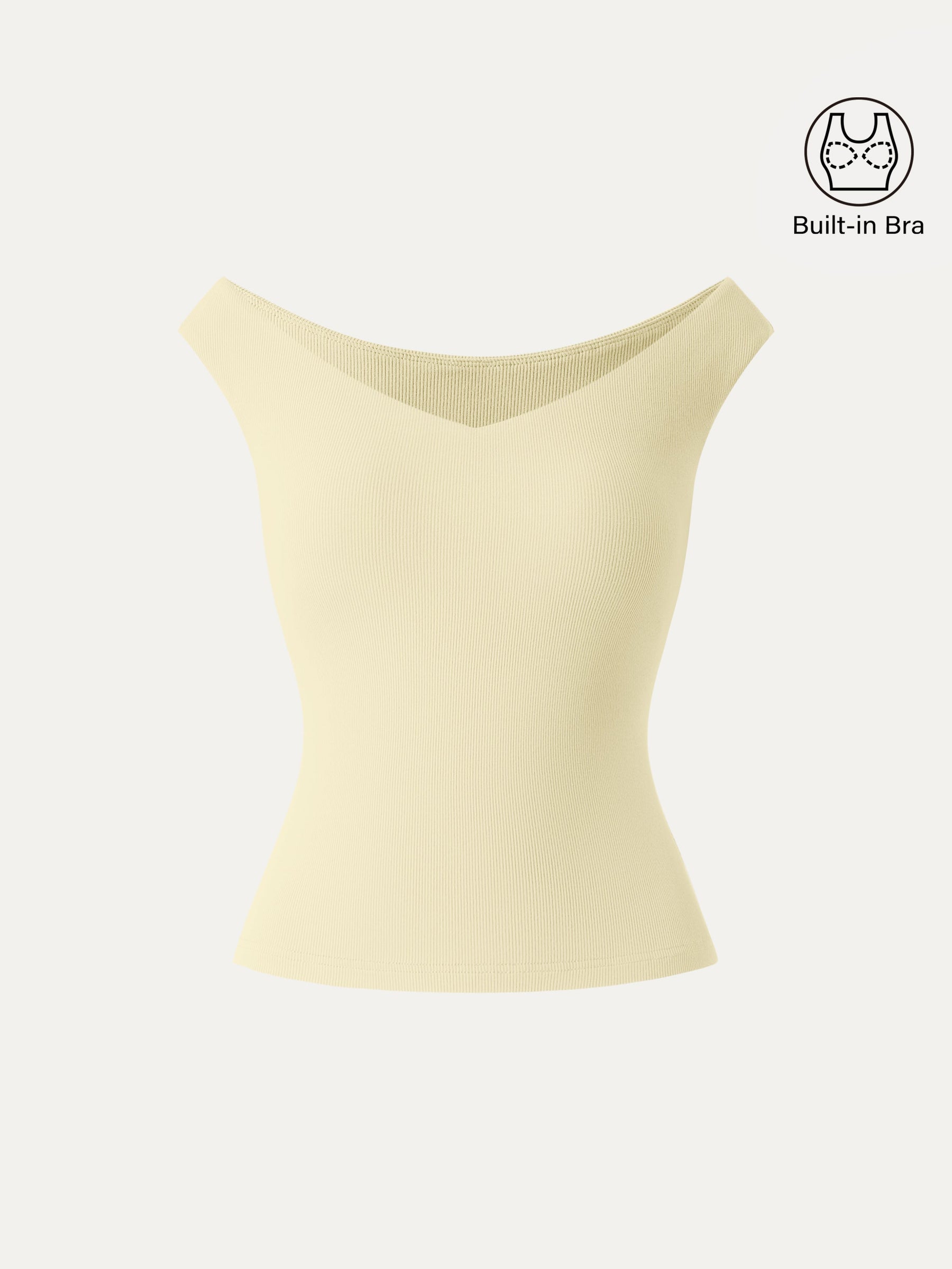 Essential V-neck New Airy Bra Top