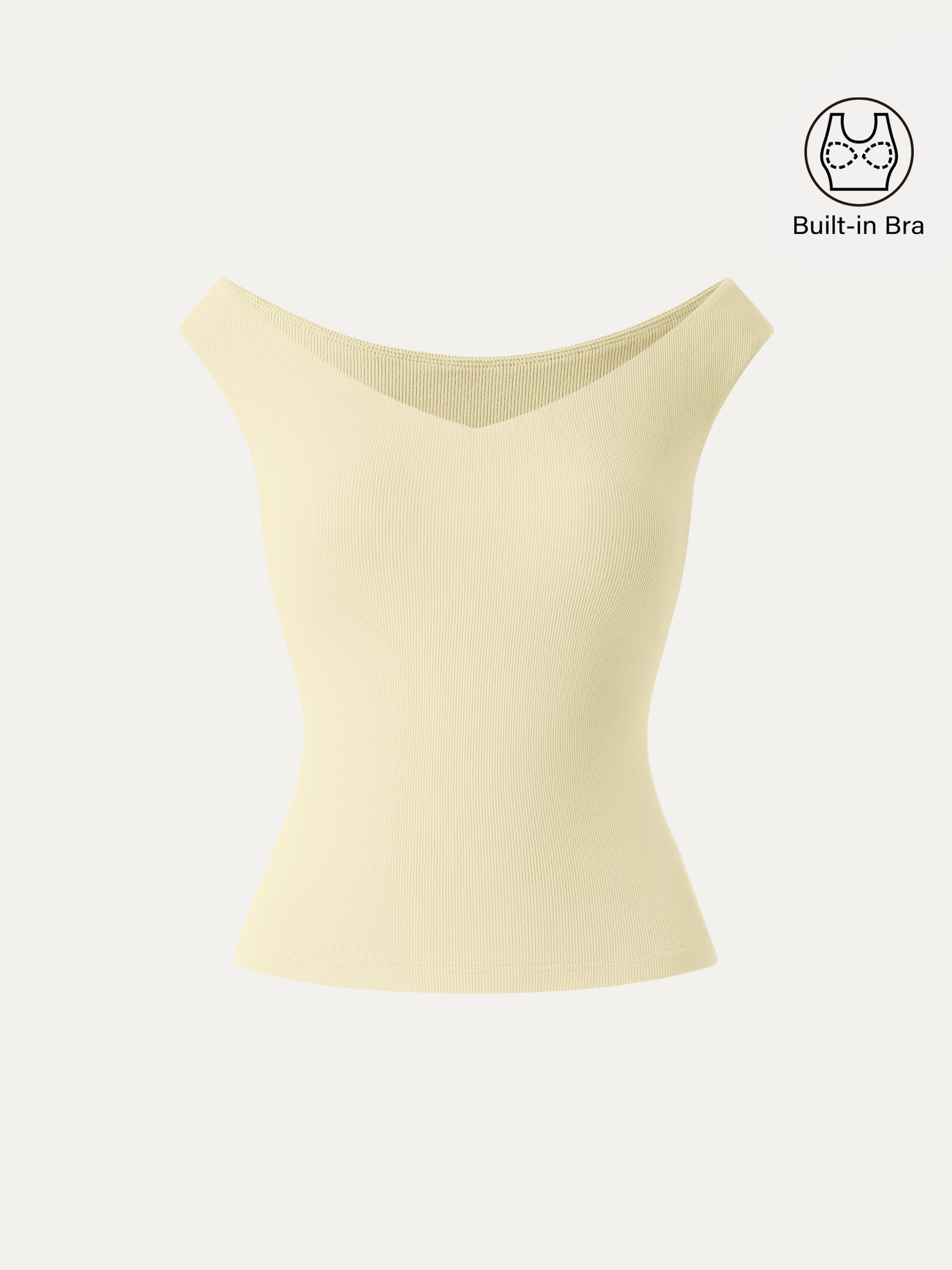 Essential V-neck New Airy Bra Top
