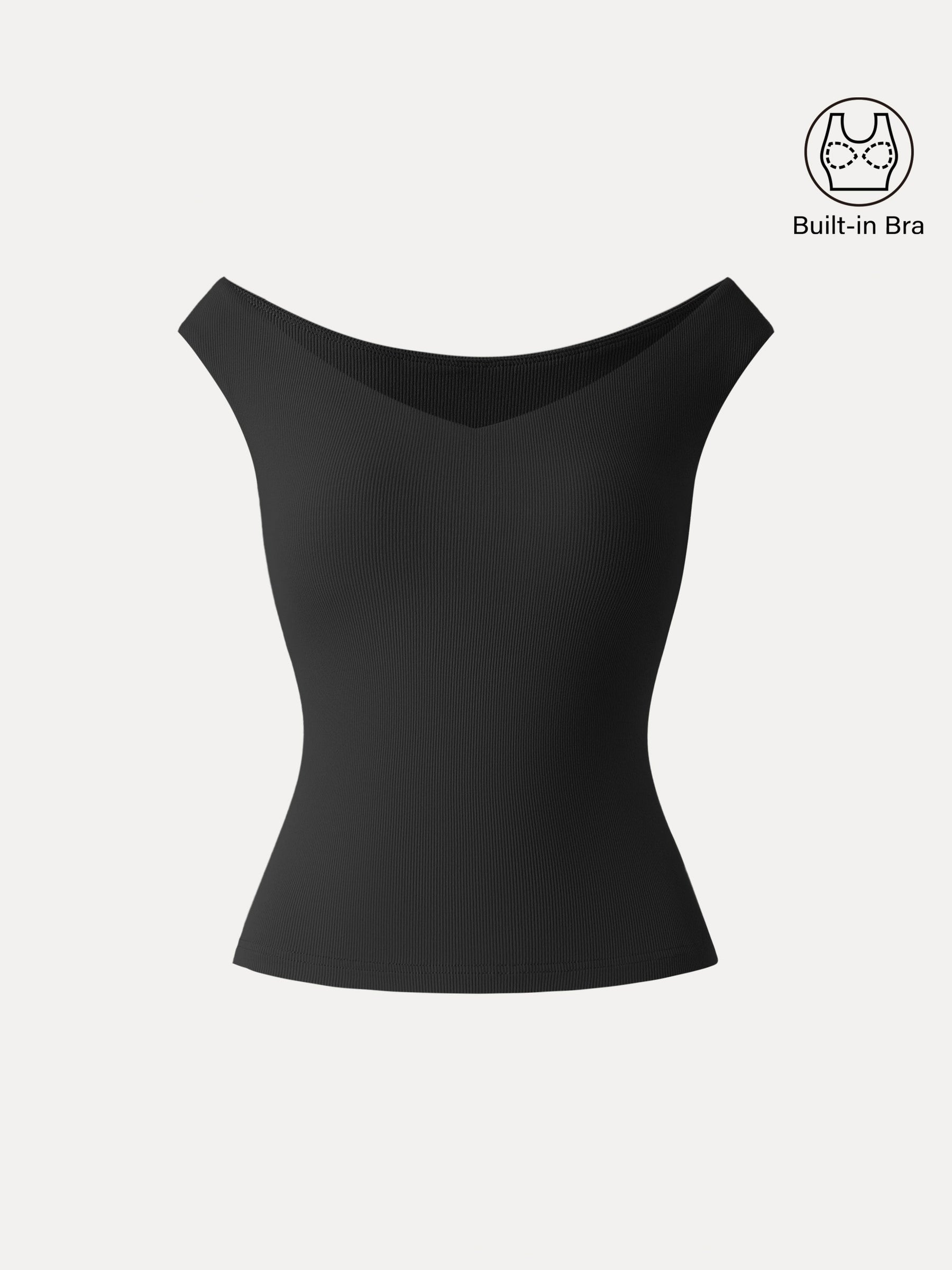 Essential V-neck New Airy Bra Top