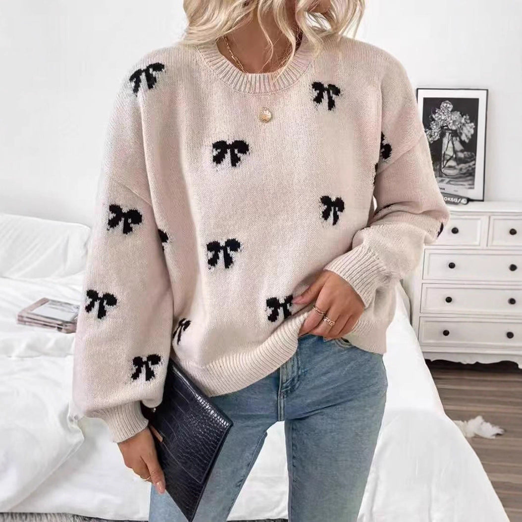 The Colette™ | Bow Knit Sweater