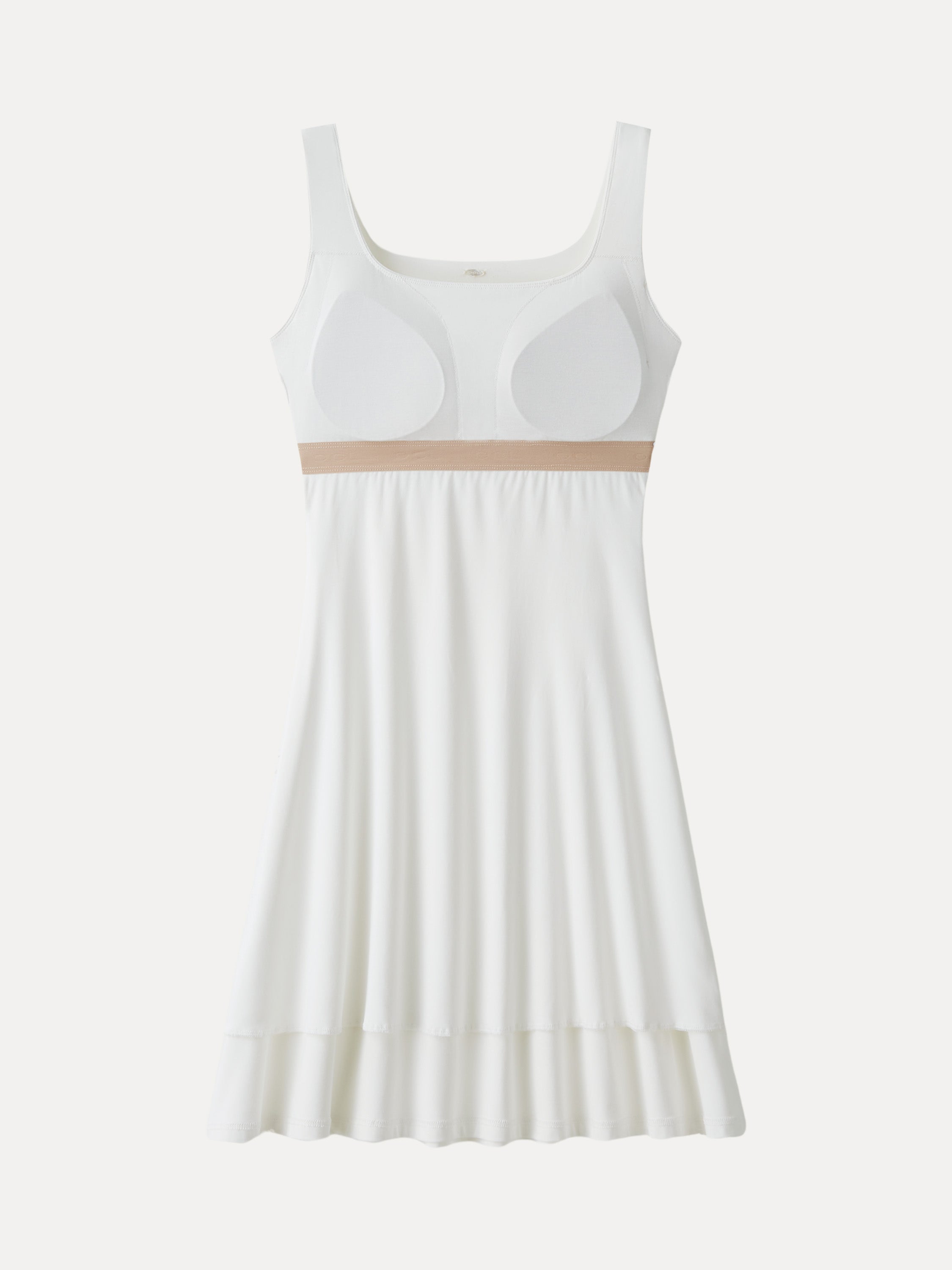 SkinKiss Cooling Square Neck Mini Bra Dress