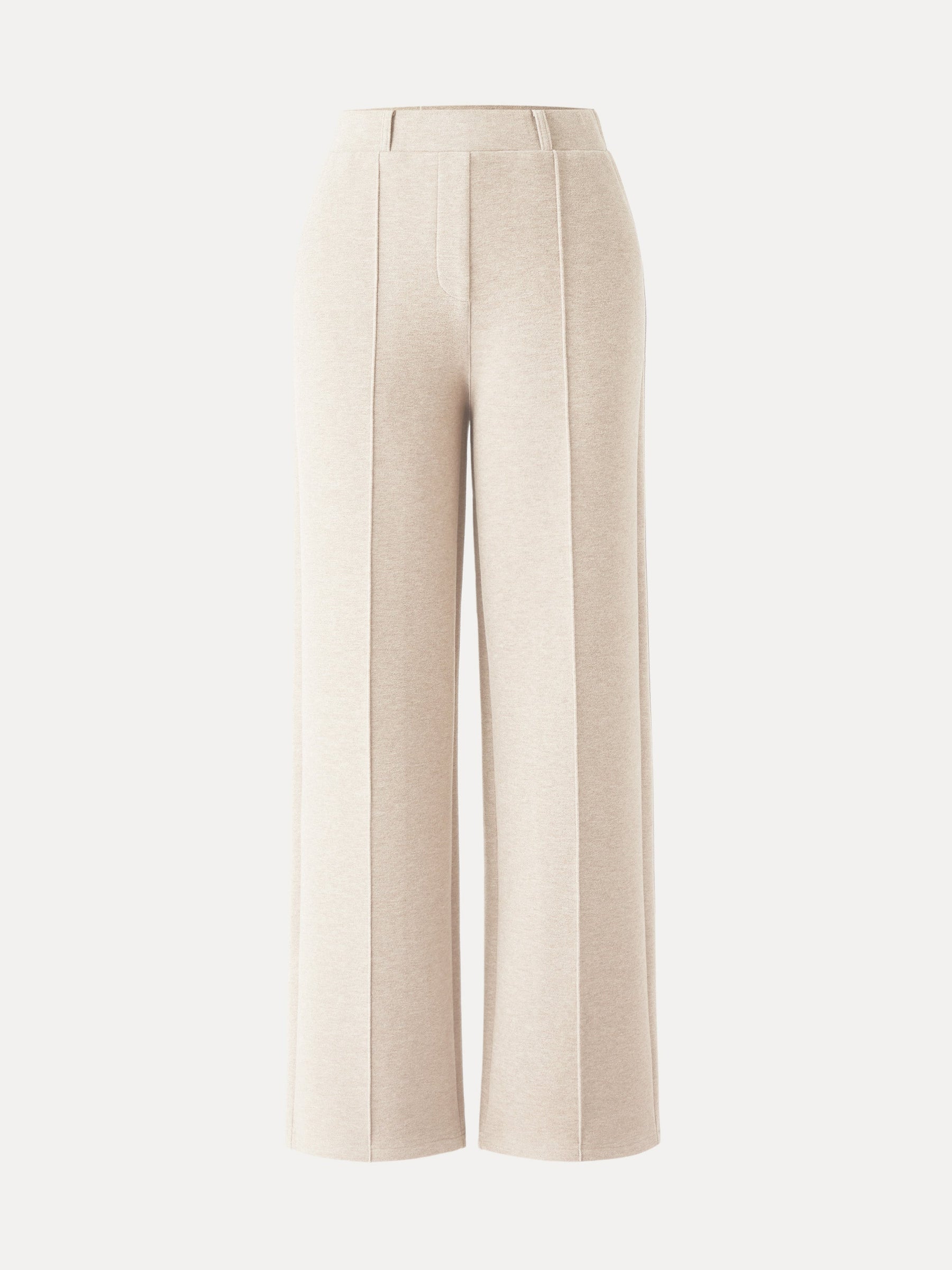High Waisted Straight Leg Pull On Pant
