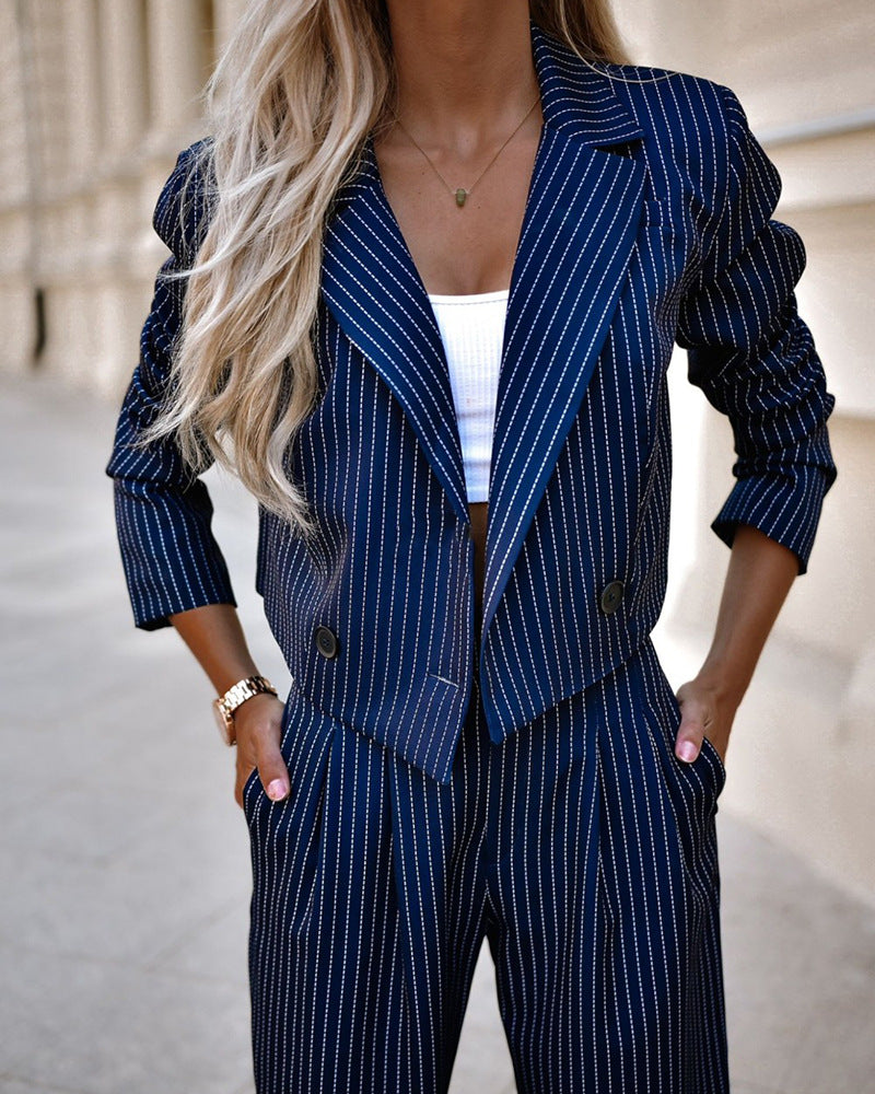 Harper Suit Striped