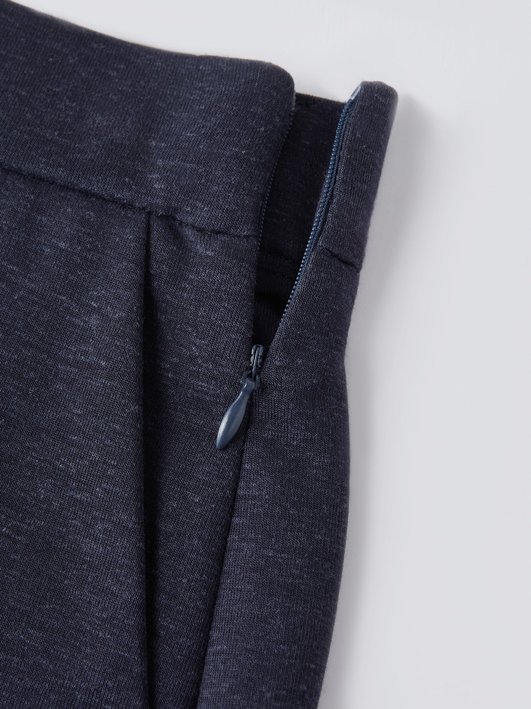 Cotton-Linen Blend Tailored Shorts