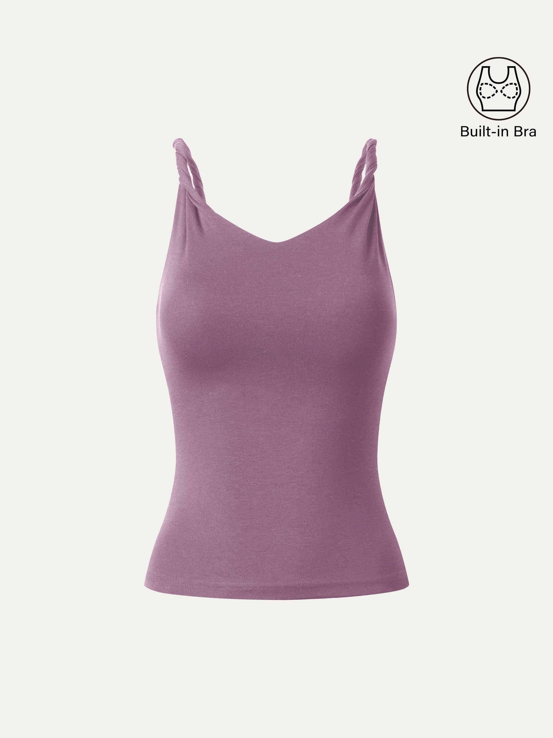 CoolTouch Twisted Strap V-Neck Bra Tank