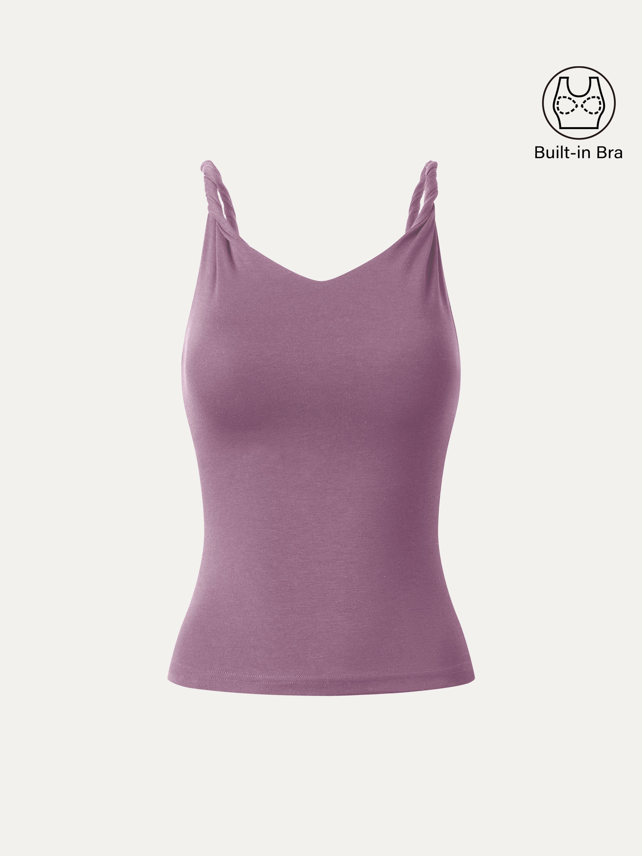 CoolTouch Twisted Strap V-Neck Bra Tank