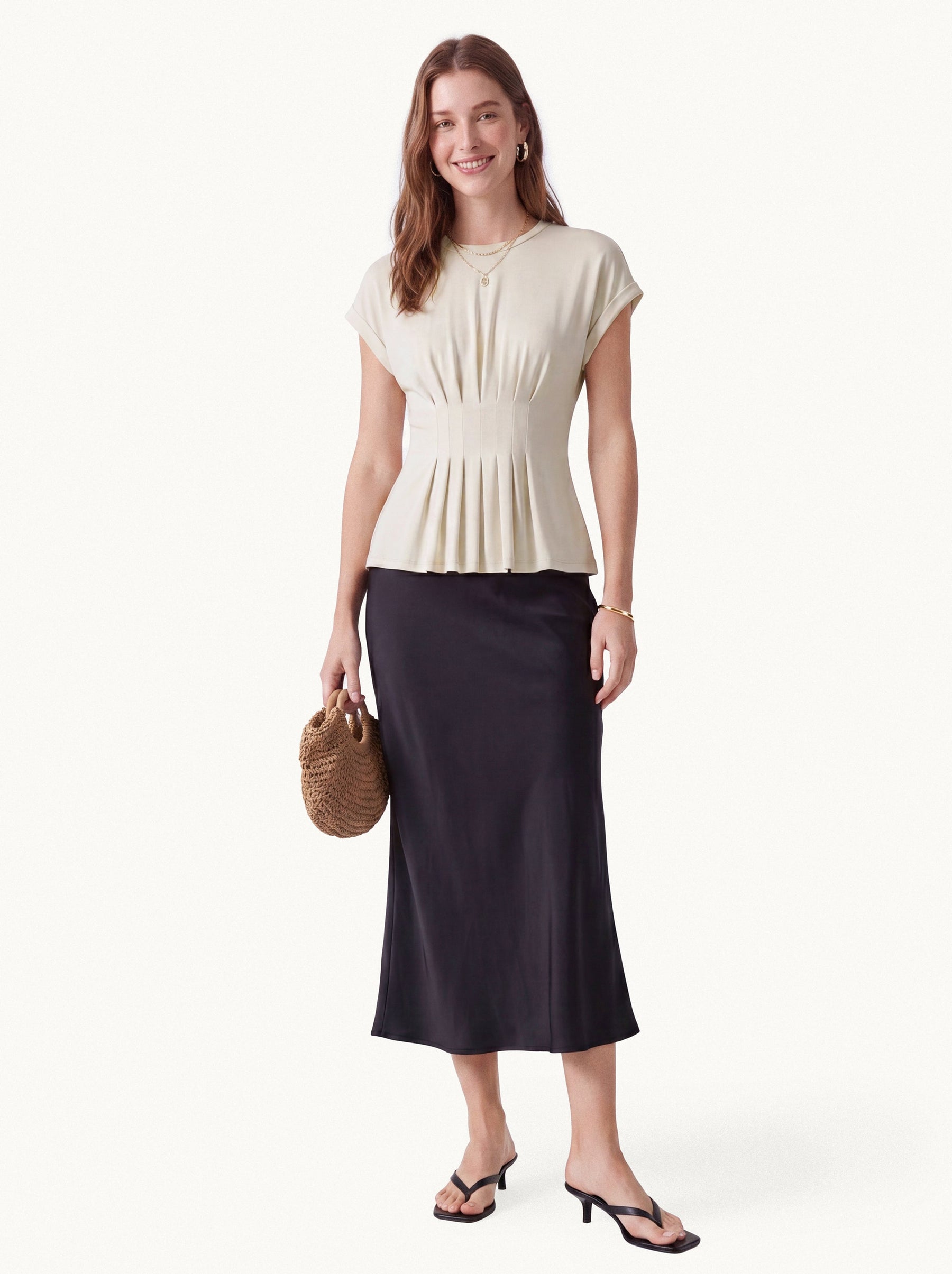 Tucked Short Sleeve Tee