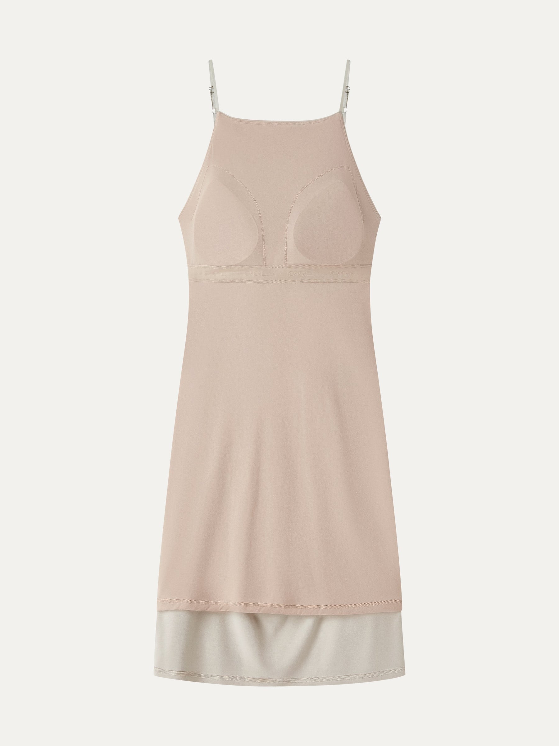 CoolTouch A-Line Rcuhed Mini Bra Dress