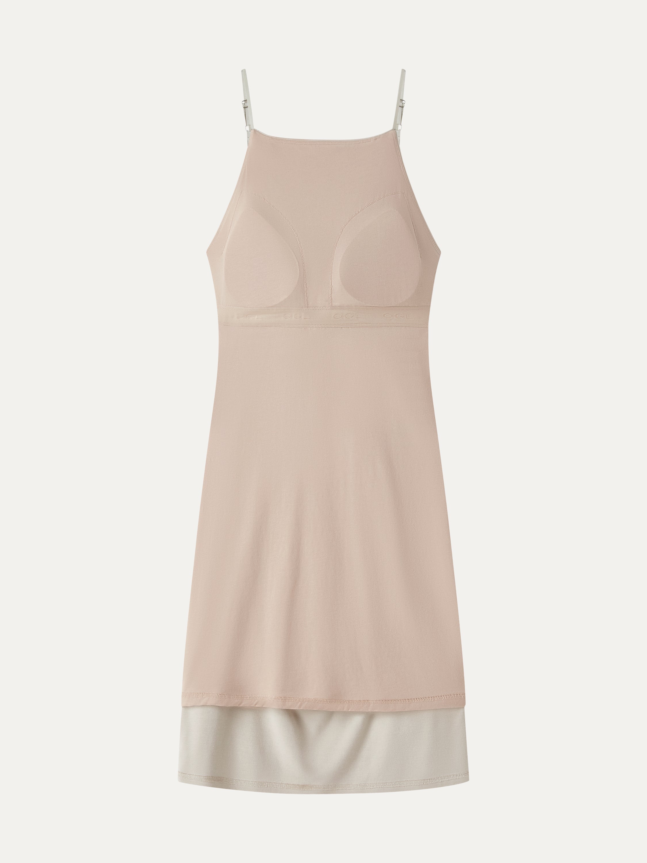 CoolTouch A-Line Rcuhed Mini Bra Dress