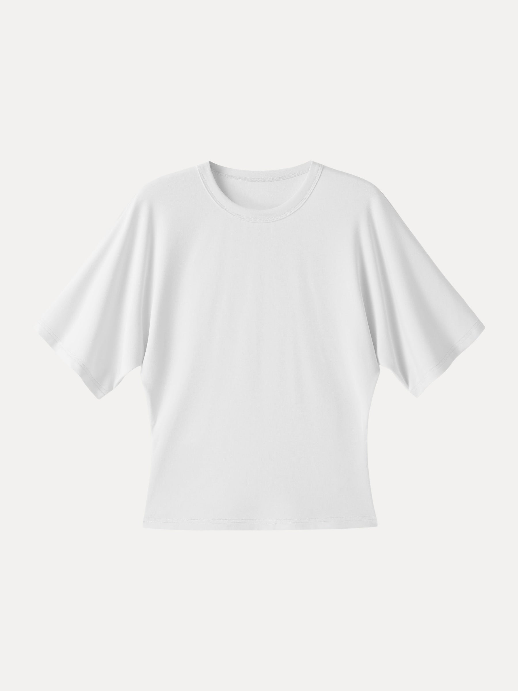 Elevated Cotton-Blend Essential Tee
